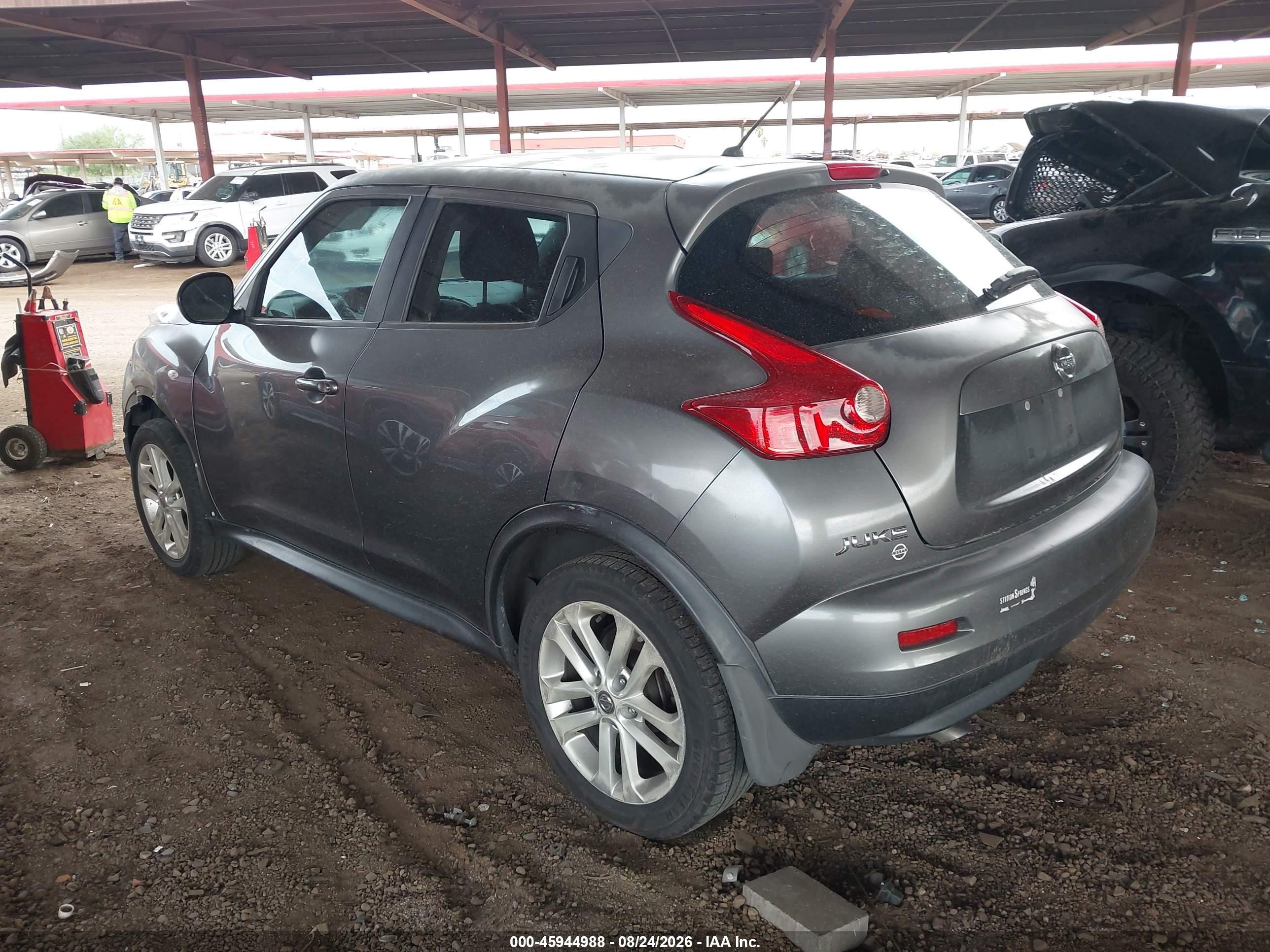 2013 Nissan Juke S Gray vin: JN8AF5MR0DT207571