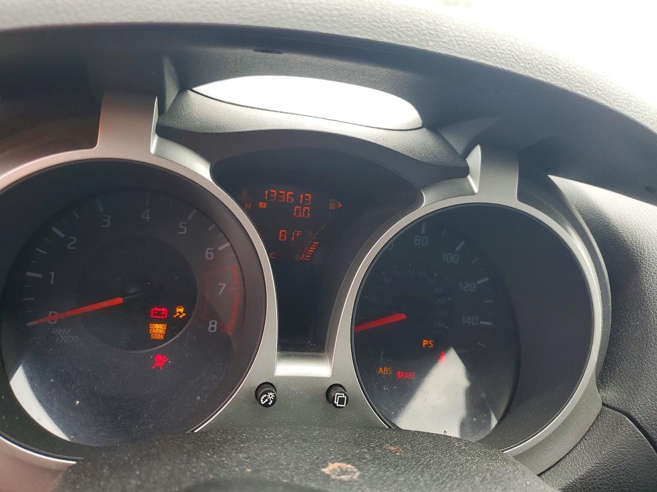 2013 Nissan Juke S White vin: JN8AF5MR0DT211474
