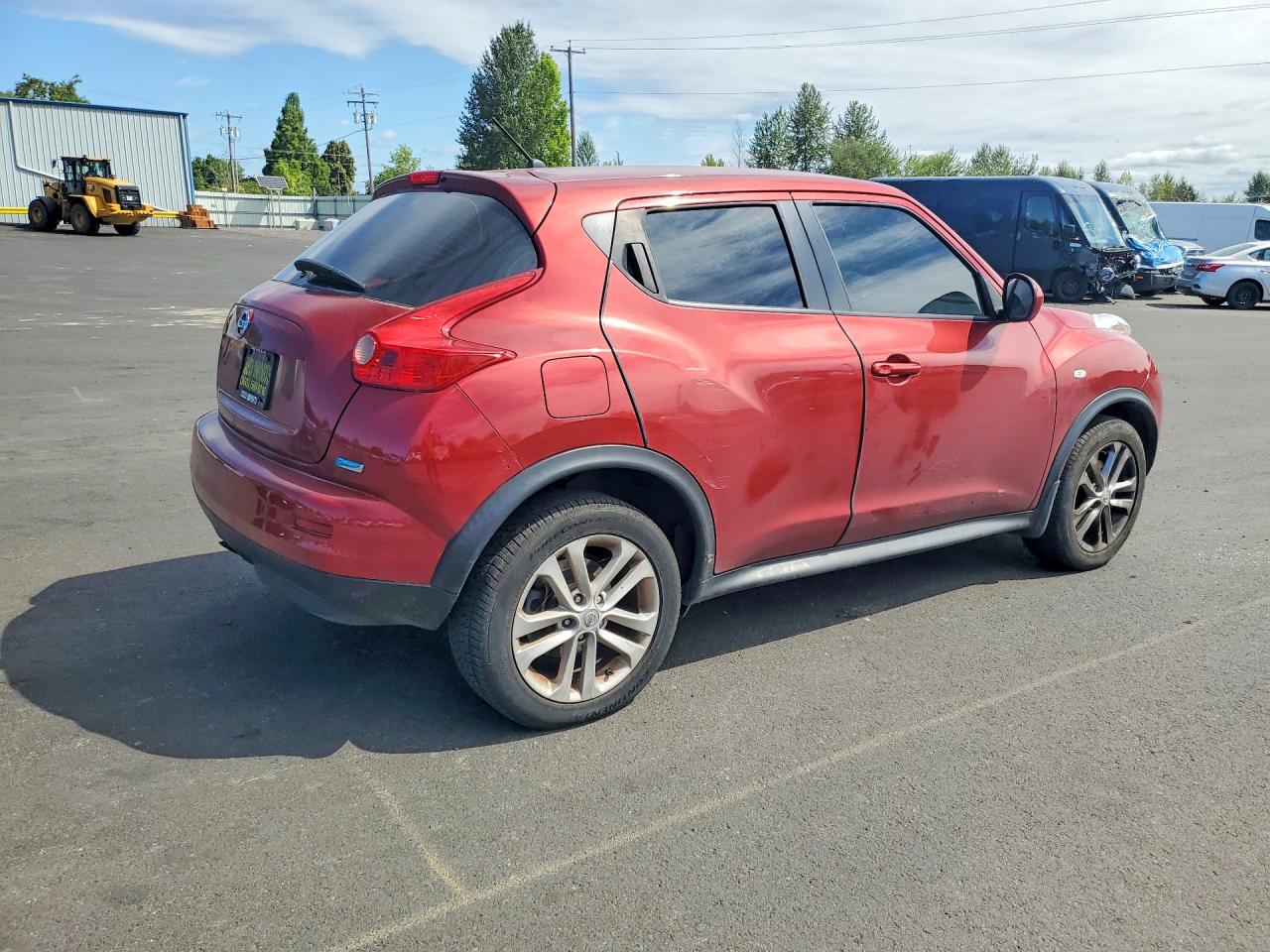 2013 Nissan Juke S Burgundy vin: JN8AF5MR0DT212818