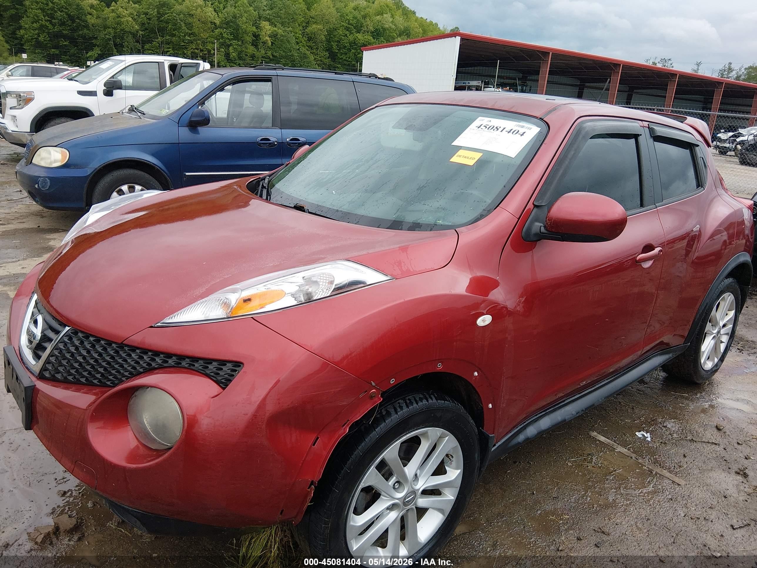 2013 Nissan Juke Sv Red vin: JN8AF5MR0DT220952
