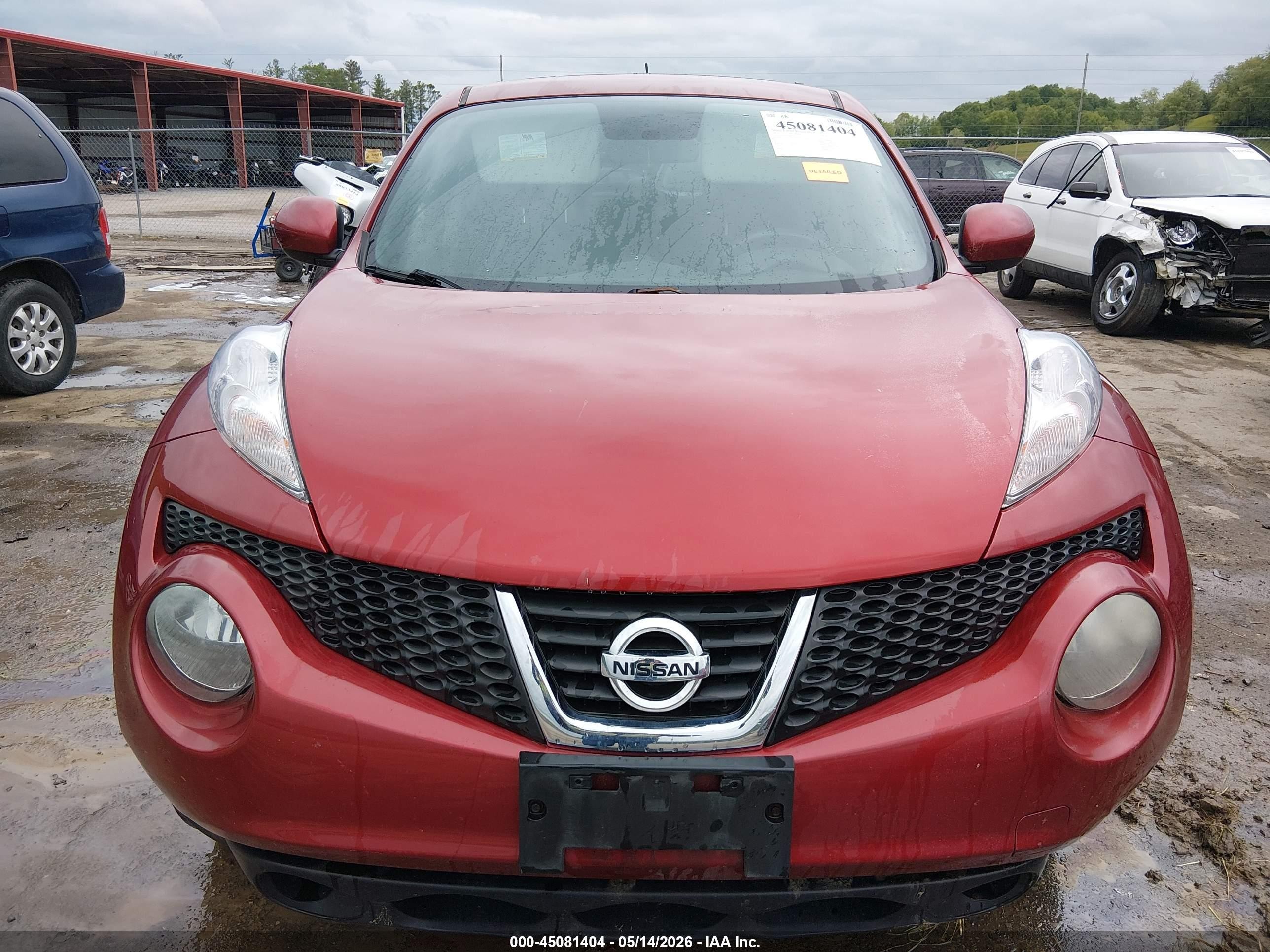 2013 Nissan Juke Sv Red vin: JN8AF5MR0DT220952