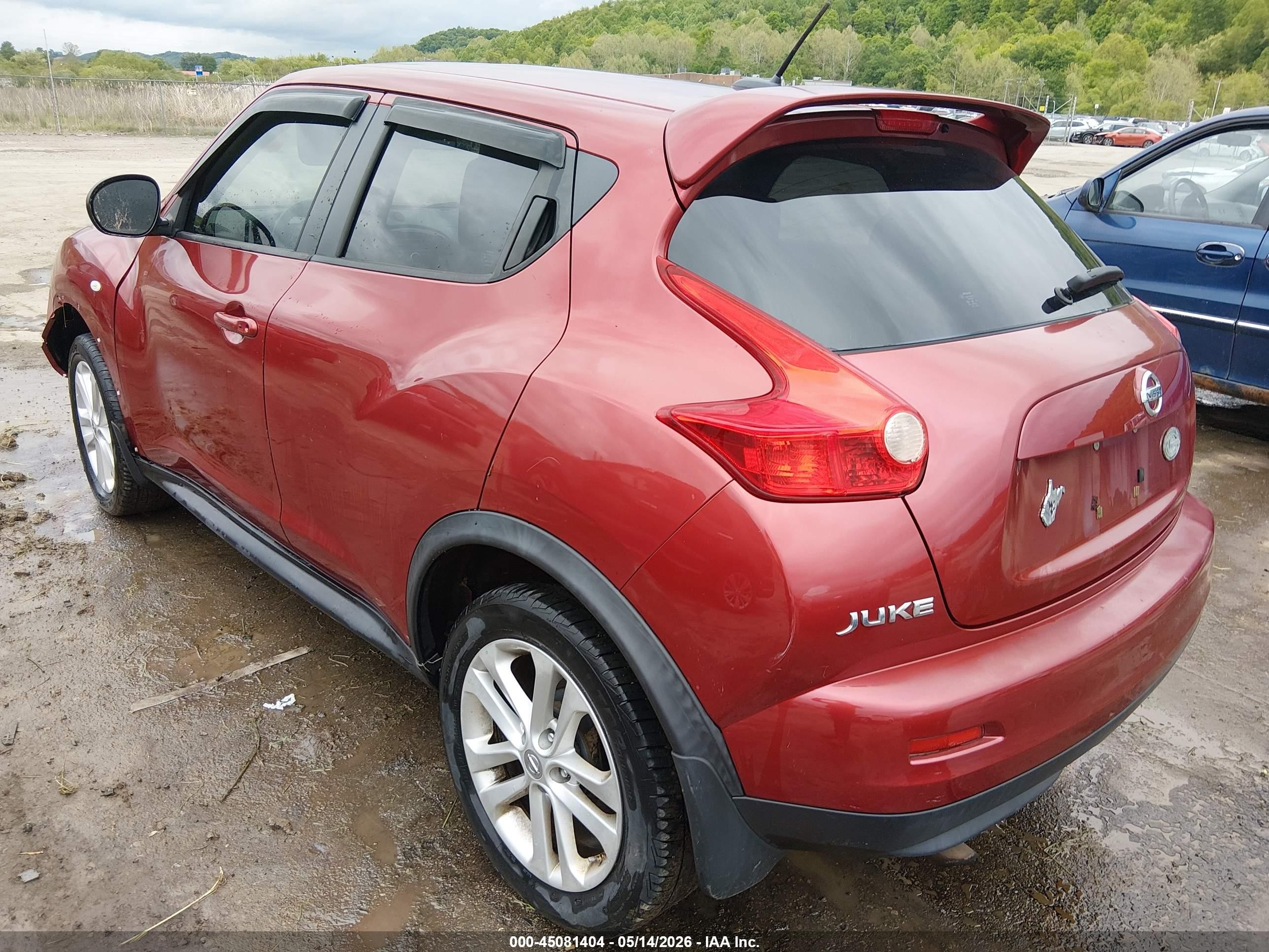 2013 Nissan Juke Sv Red vin: JN8AF5MR0DT220952