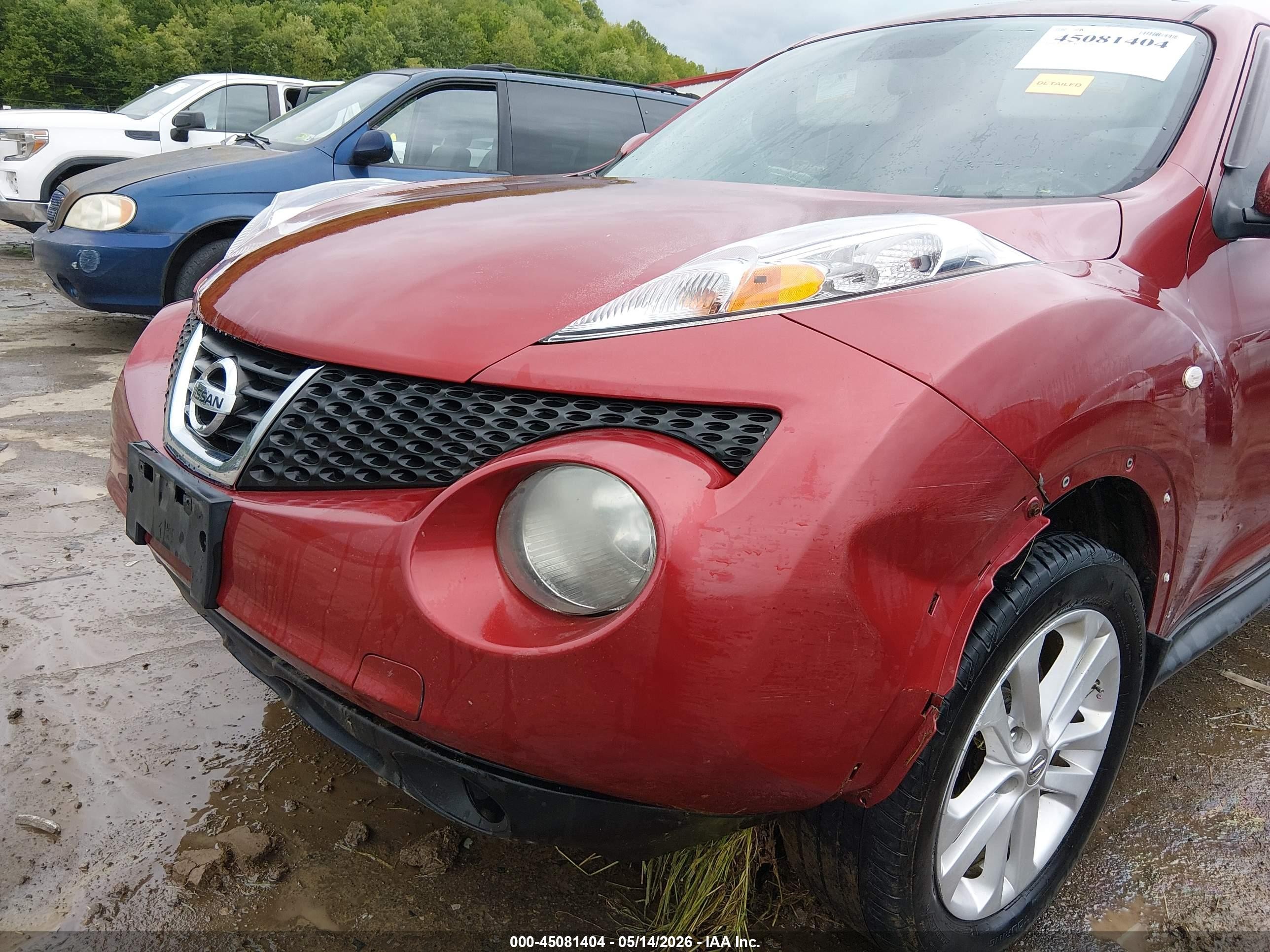 2013 Nissan Juke Sv Red vin: JN8AF5MR0DT220952
