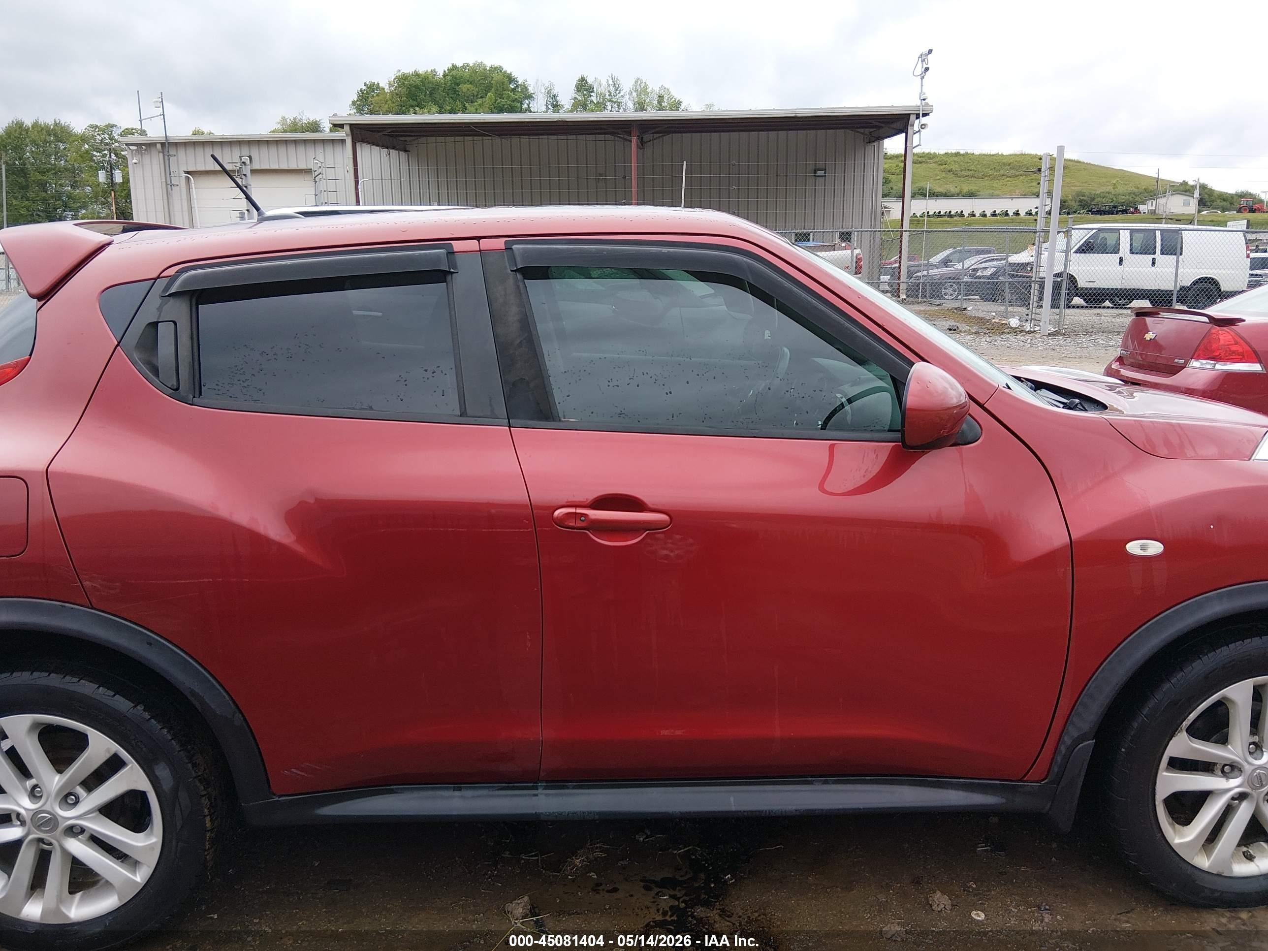 2013 Nissan Juke Sv Red vin: JN8AF5MR0DT220952