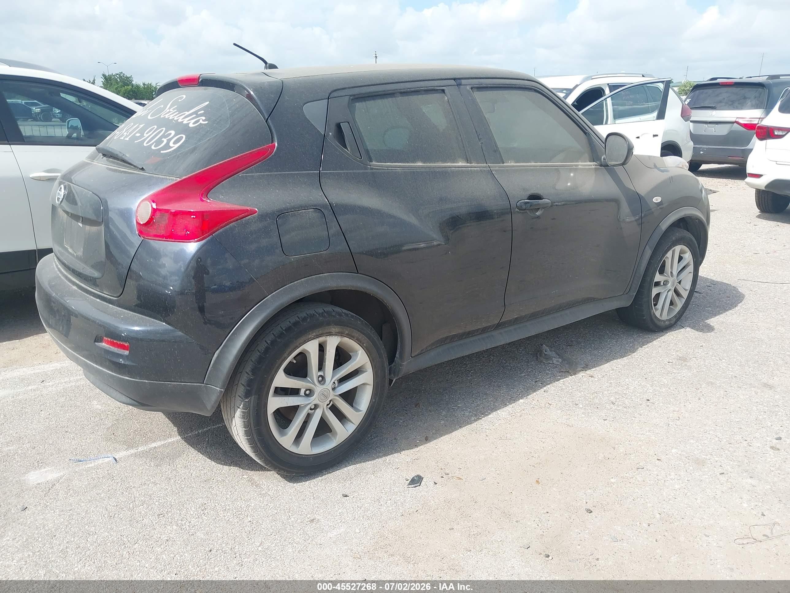 2013 Nissan Juke S Black vin: JN8AF5MR0DT222832
