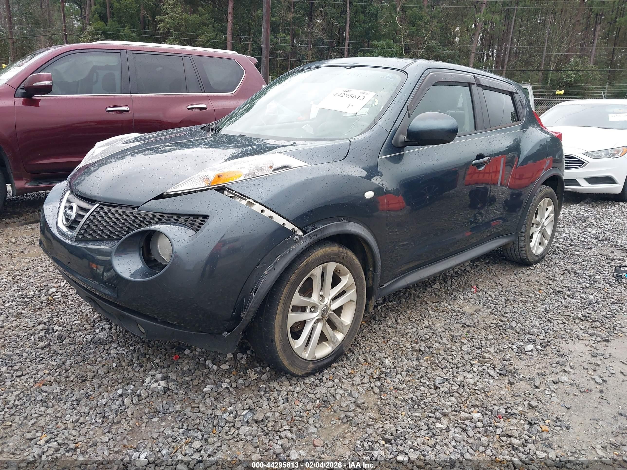 2014 Nissan Juke Sl Синий vin: JN8AF5MR0ET353826