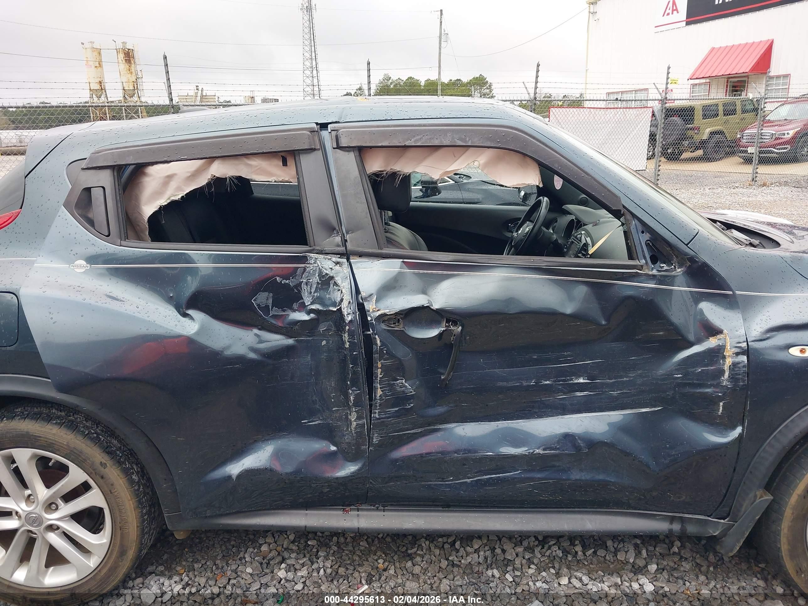 2014 Nissan Juke Sl Синий vin: JN8AF5MR0ET353826