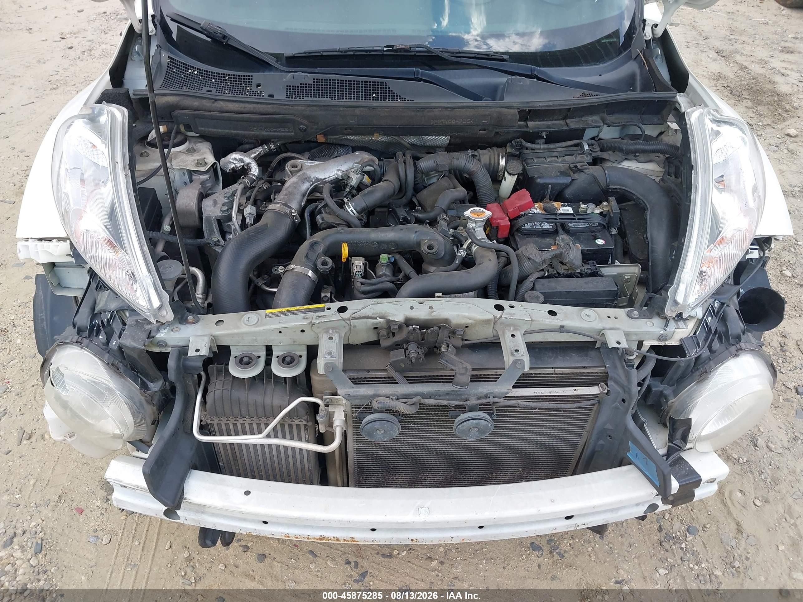 2014 Nissan Juke Sl White vin: JN8AF5MR0ET452694