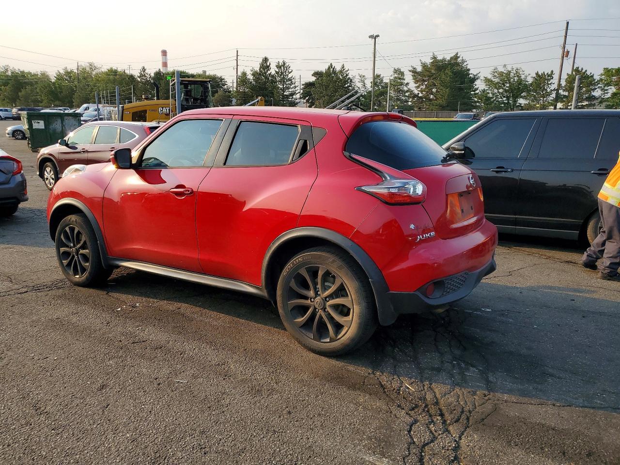 2015 Nissan Juke S Red vin: JN8AF5MR0FT502706