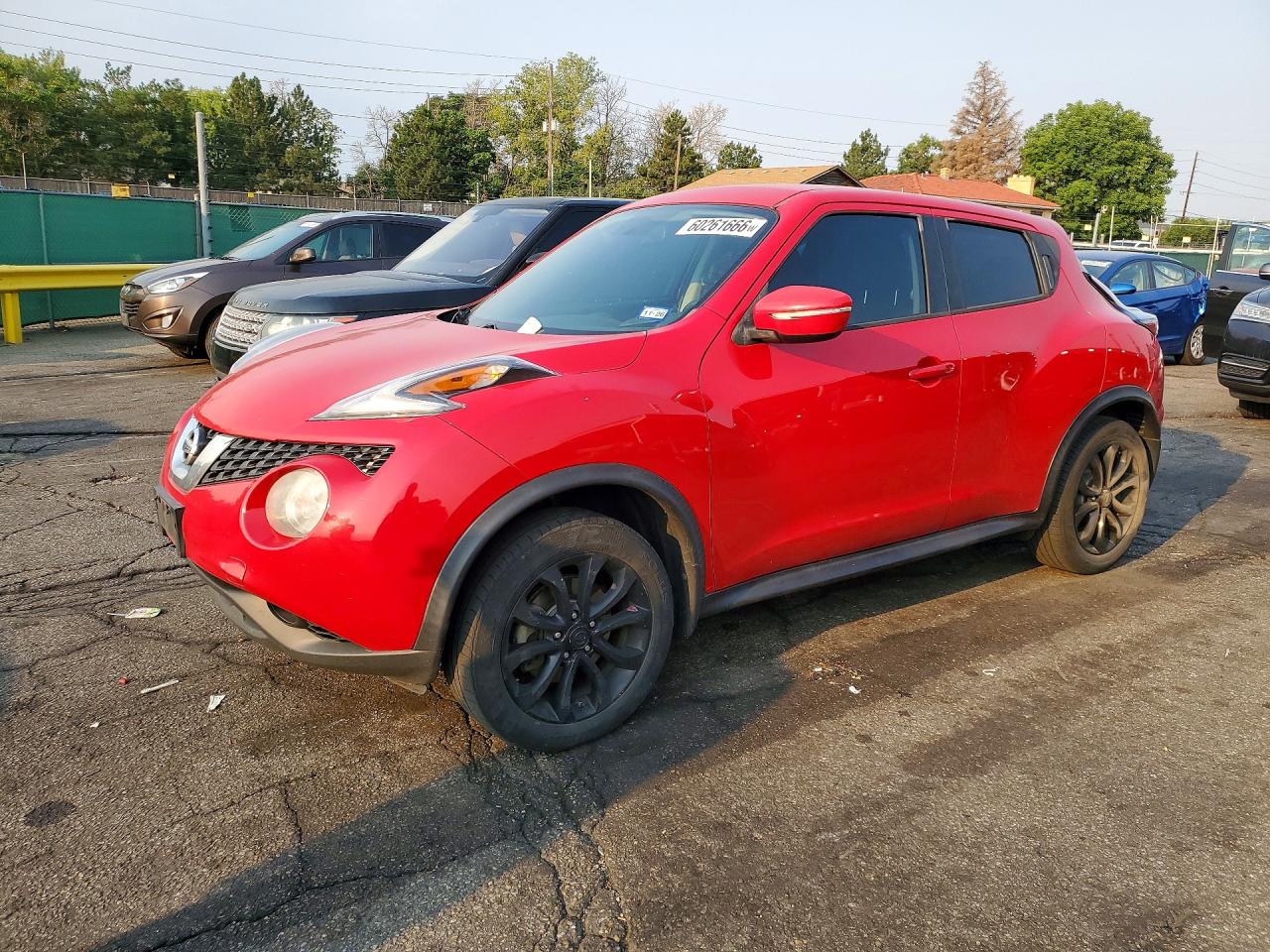 2015 Nissan Juke S Red vin: JN8AF5MR0FT502706
