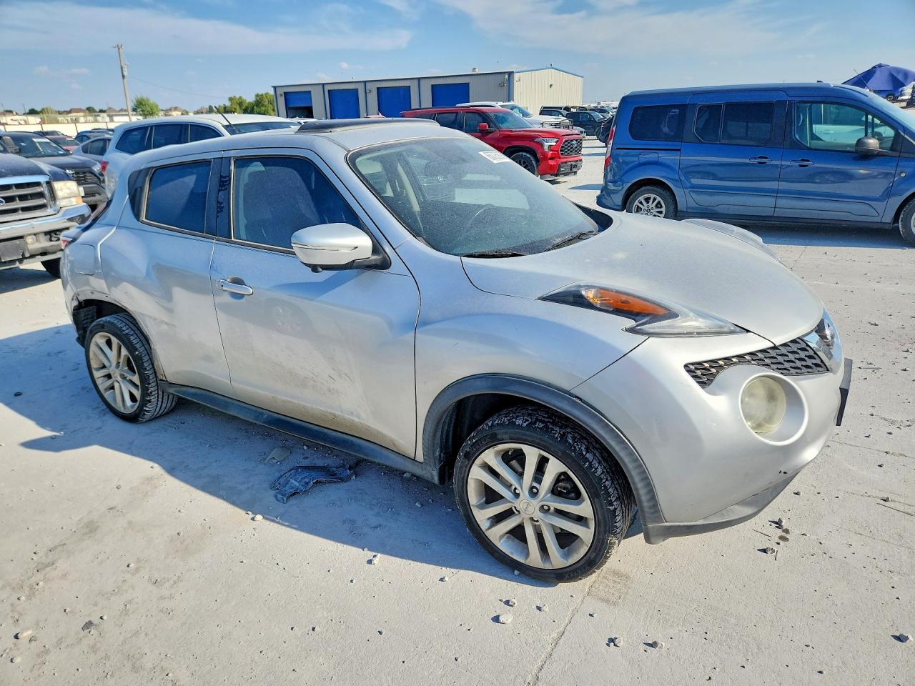 2015 Nissan Juke Sv Silver vin: JN8AF5MR0FT505878