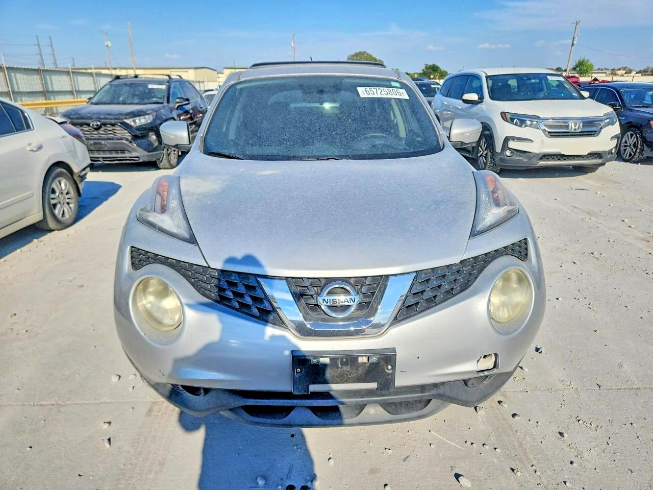 2015 Nissan Juke Sv Silver vin: JN8AF5MR0FT505878