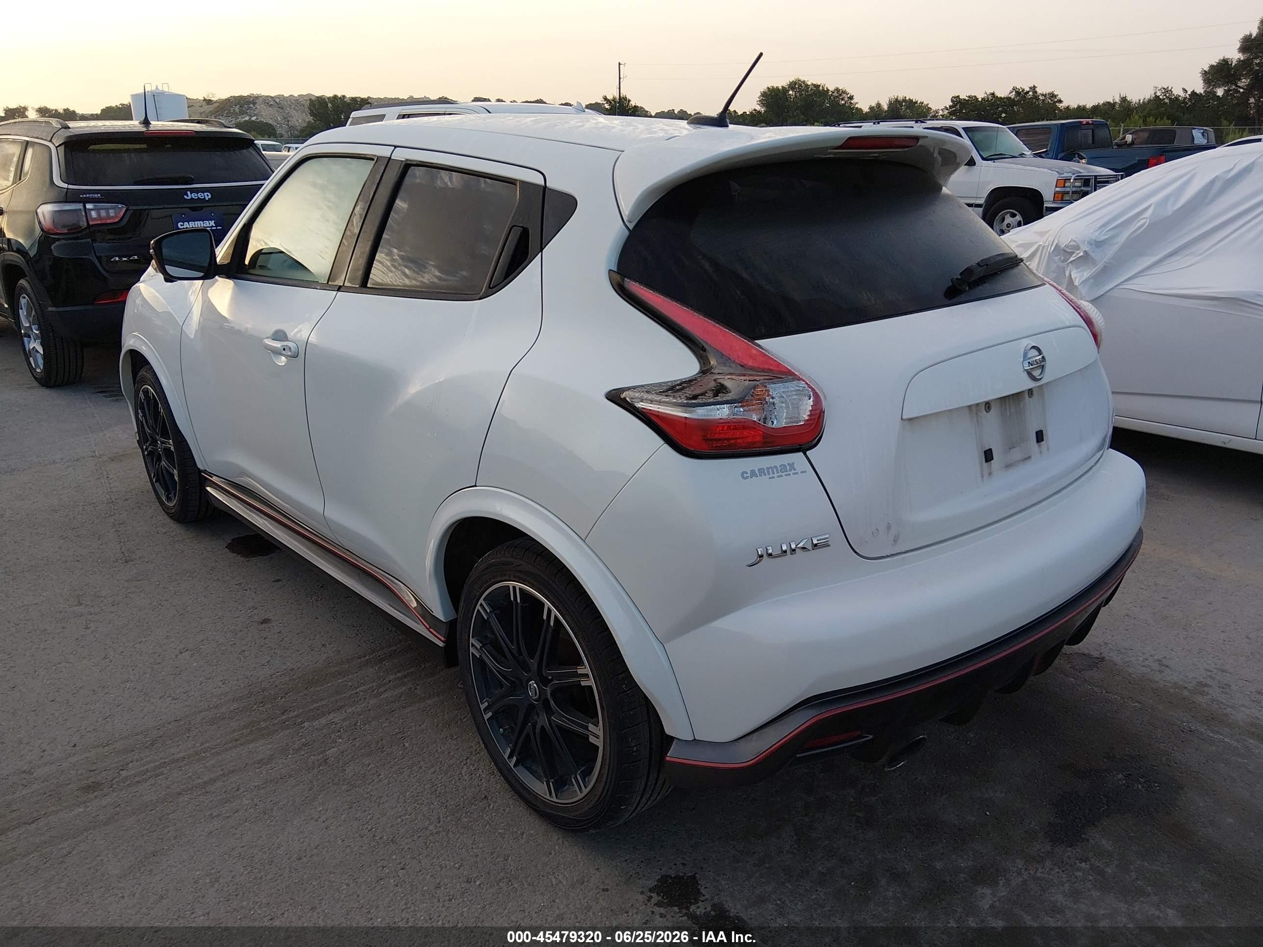 2015 Nissan Juke Nismo White vin: JN8AF5MR0FT508957