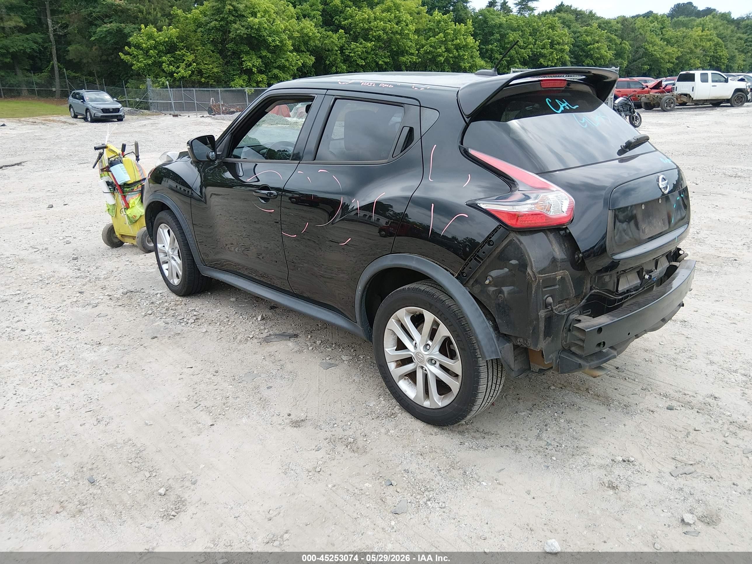 2015 Nissan Juke Sl Черный vin: JN8AF5MR0FT509476