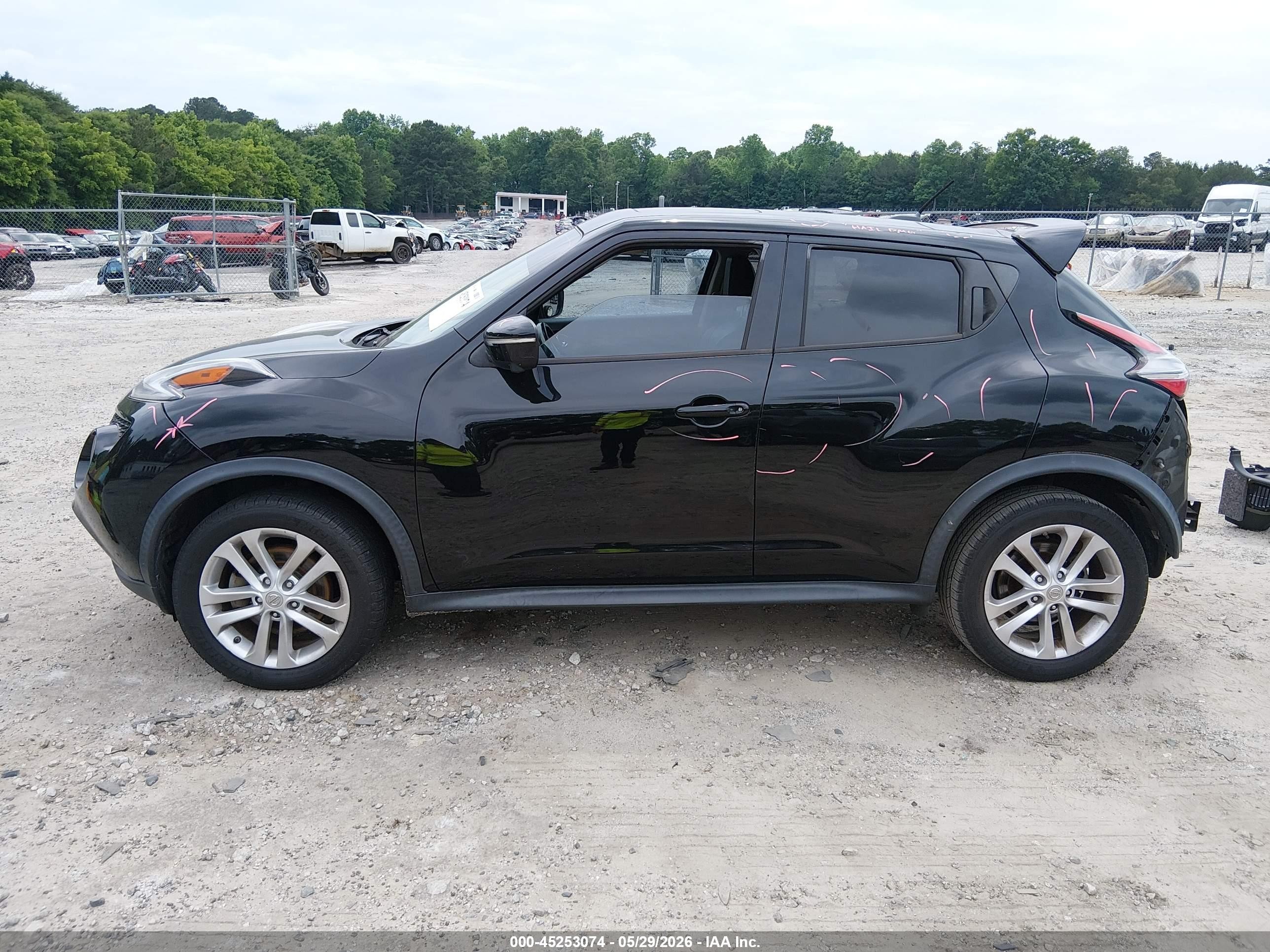 2015 Nissan Juke Sl Черный vin: JN8AF5MR0FT509476