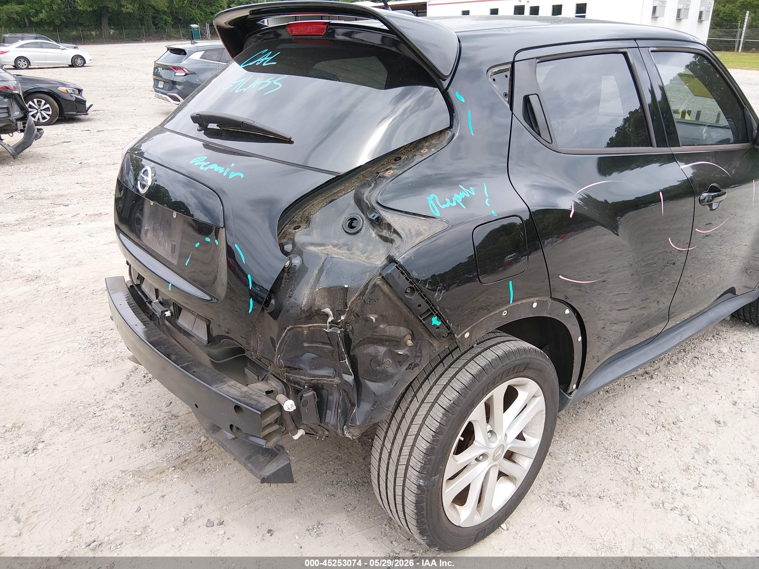 2015 Nissan Juke Sl Черный vin: JN8AF5MR0FT509476