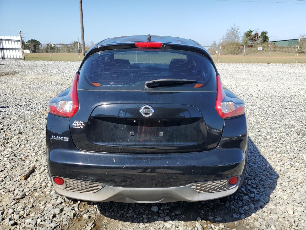 2015 Nissan Juke S Black vin: JN8AF5MR0FT509946 Damage: Rear Bumper, Heavy Scratch, 1 To 2 Inches
