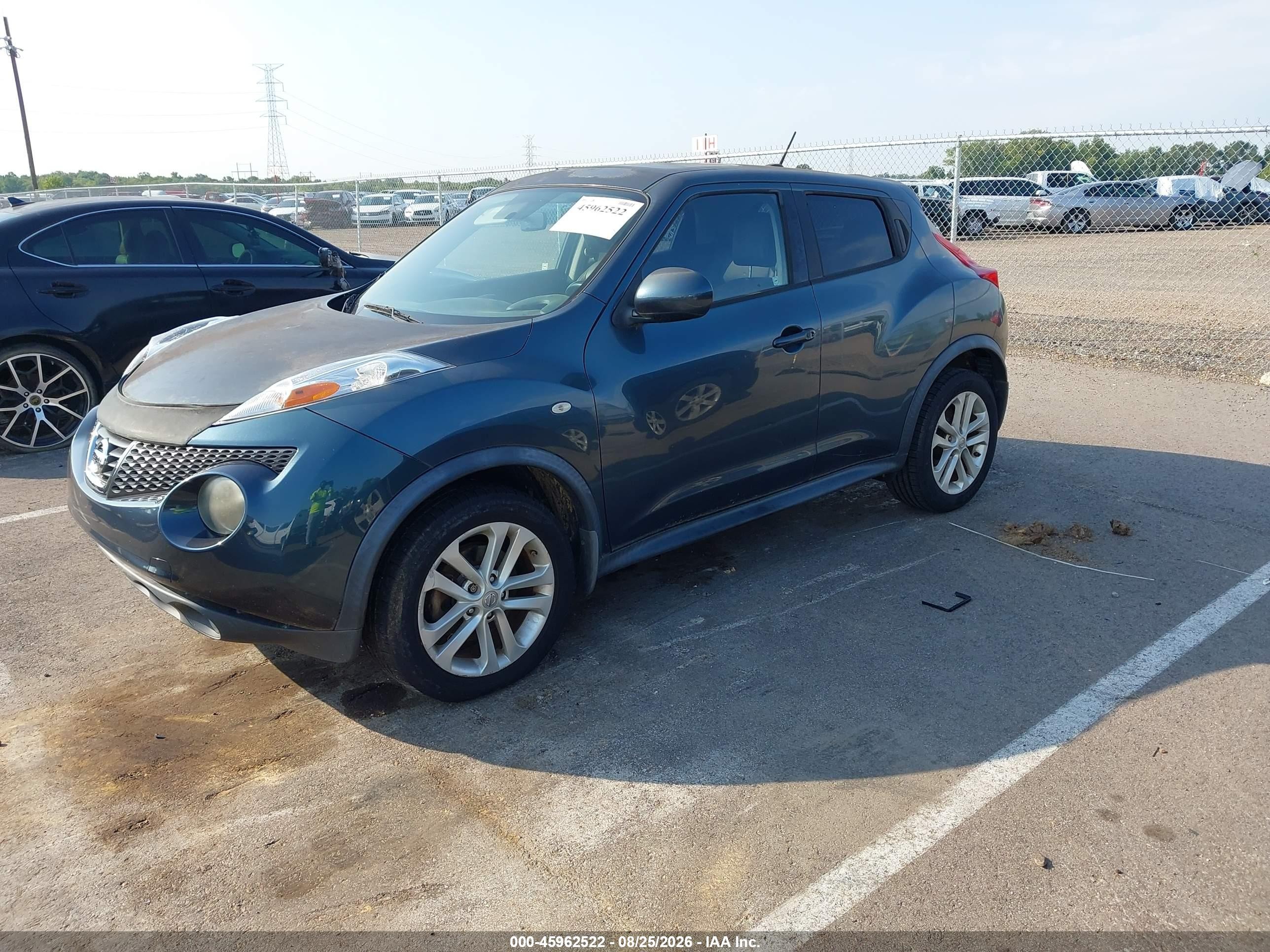 2011 Nissan Juke Sl Blue vin: JN8AF5MR1BT021762