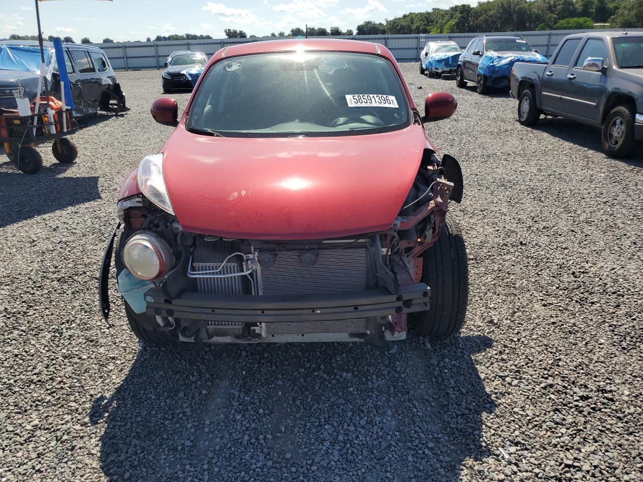 2012 Nissan Juke S Burgundy vin: JN8AF5MR1CT101788