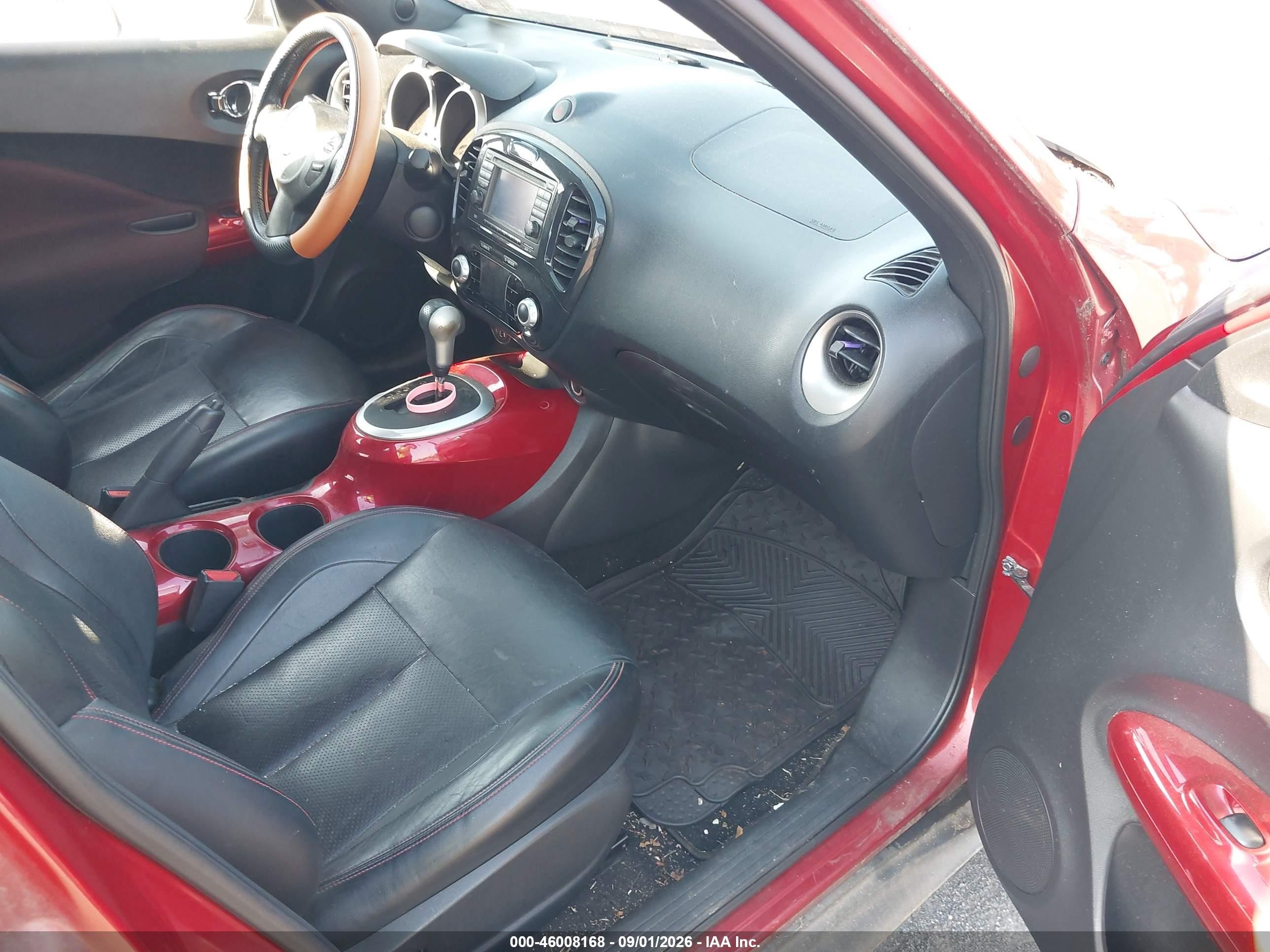2012 Nissan Juke Sl Red vin: JN8AF5MR1CT103976