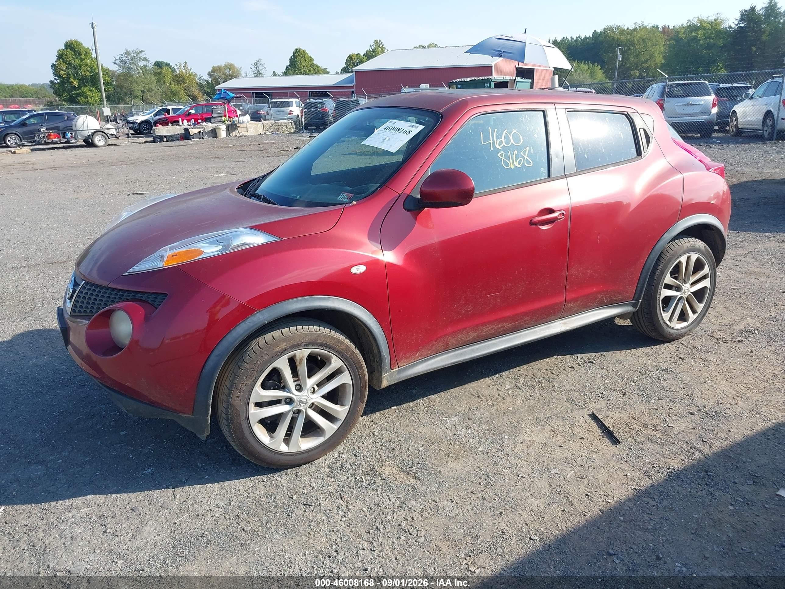 2012 Nissan Juke Sl Red vin: JN8AF5MR1CT103976