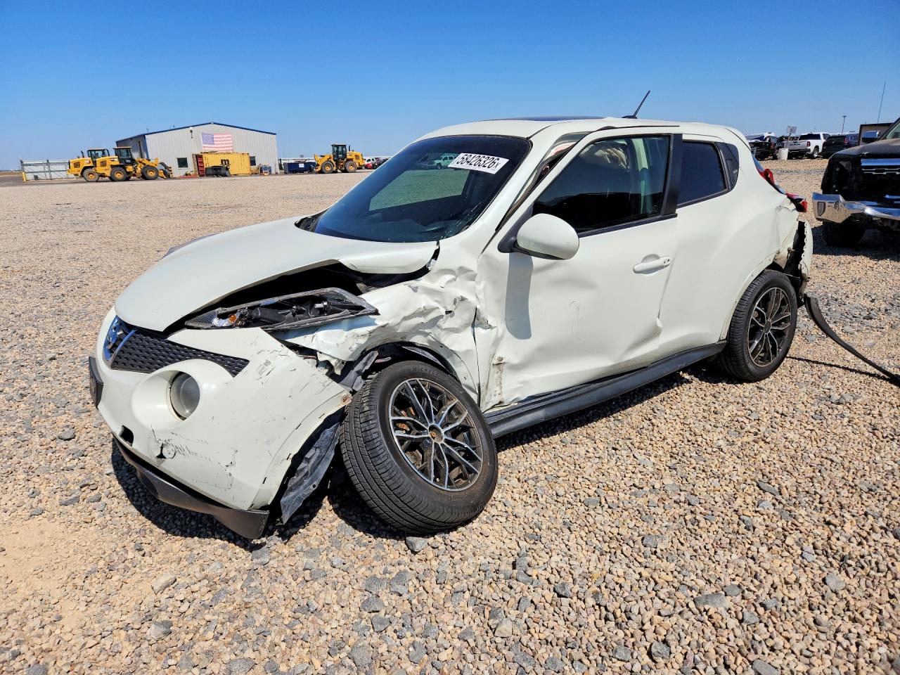 2012 Nissan Juke S White vin: JN8AF5MR1CT104335
