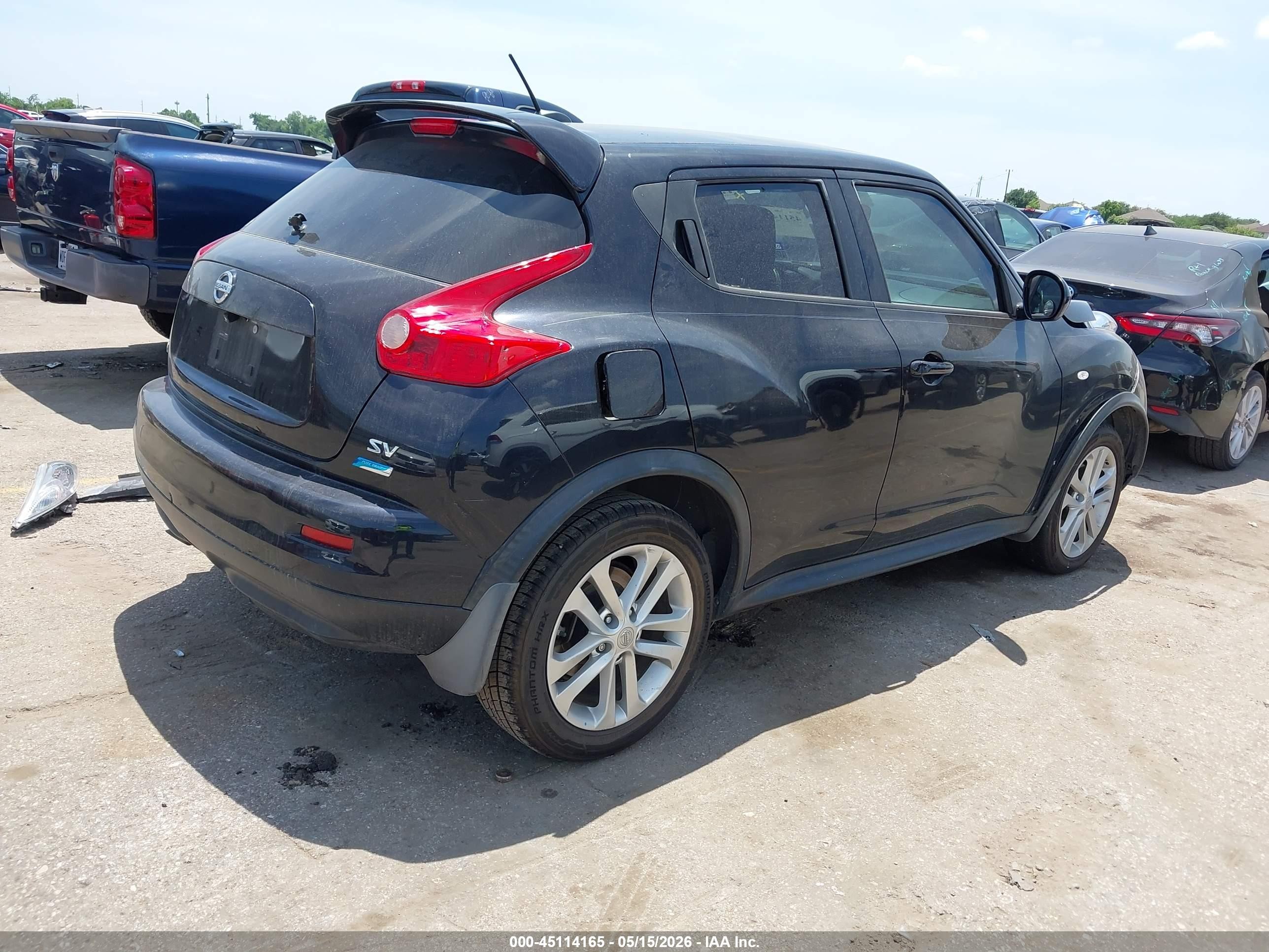 2012 Nissan Juke Sv Black vin: JN8AF5MR1CT115173