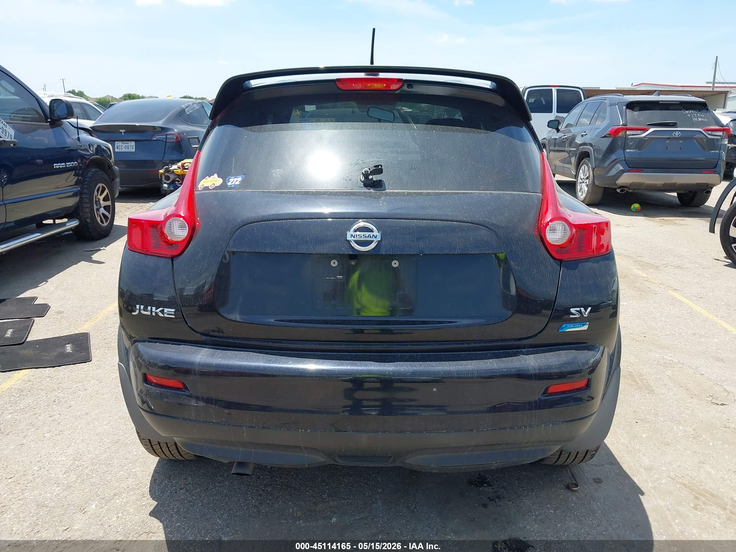2012 Nissan Juke Sv Black vin: JN8AF5MR1CT115173