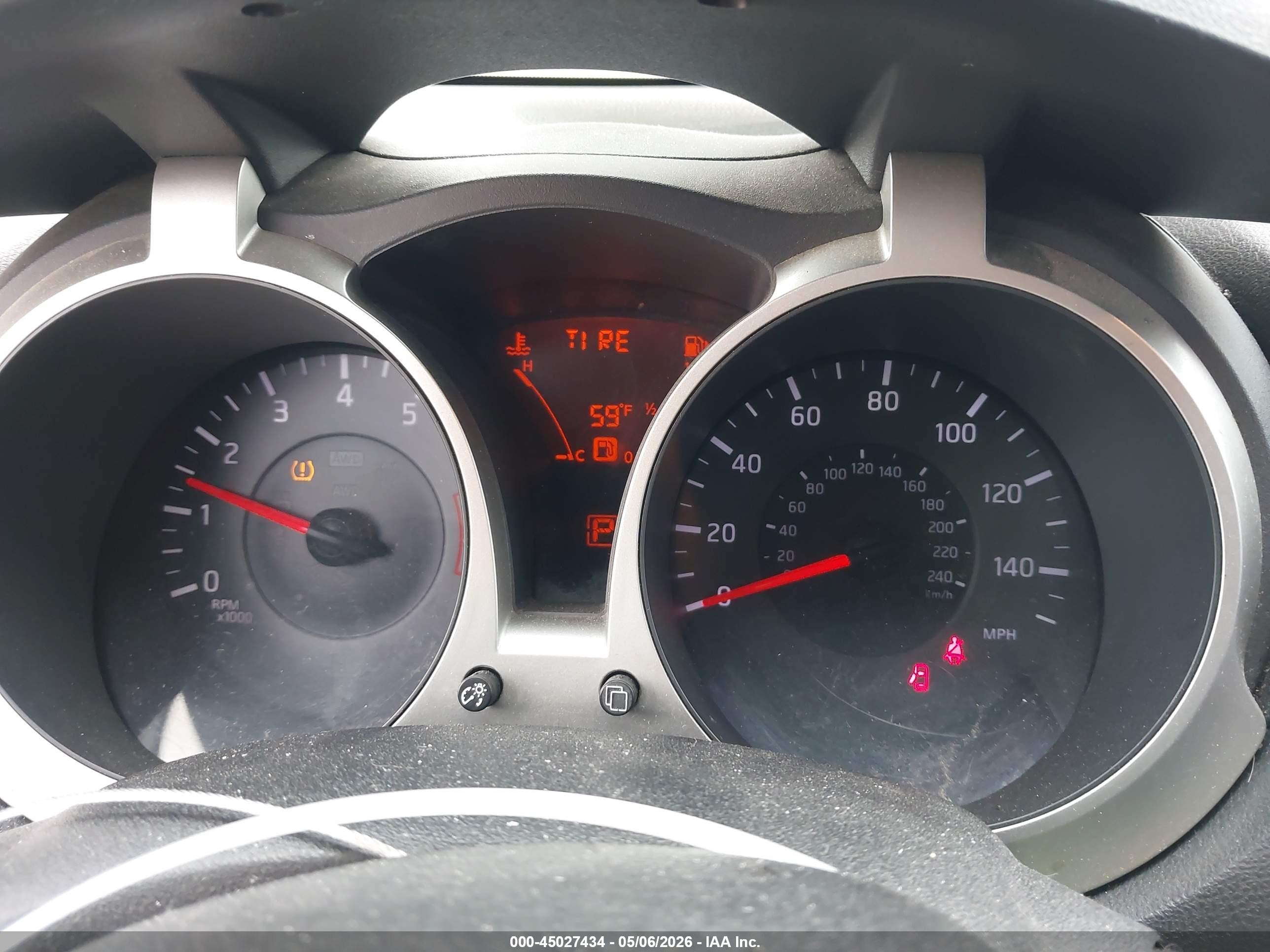 2012 Nissan Juke Sv Green vin: JN8AF5MR1CT117750