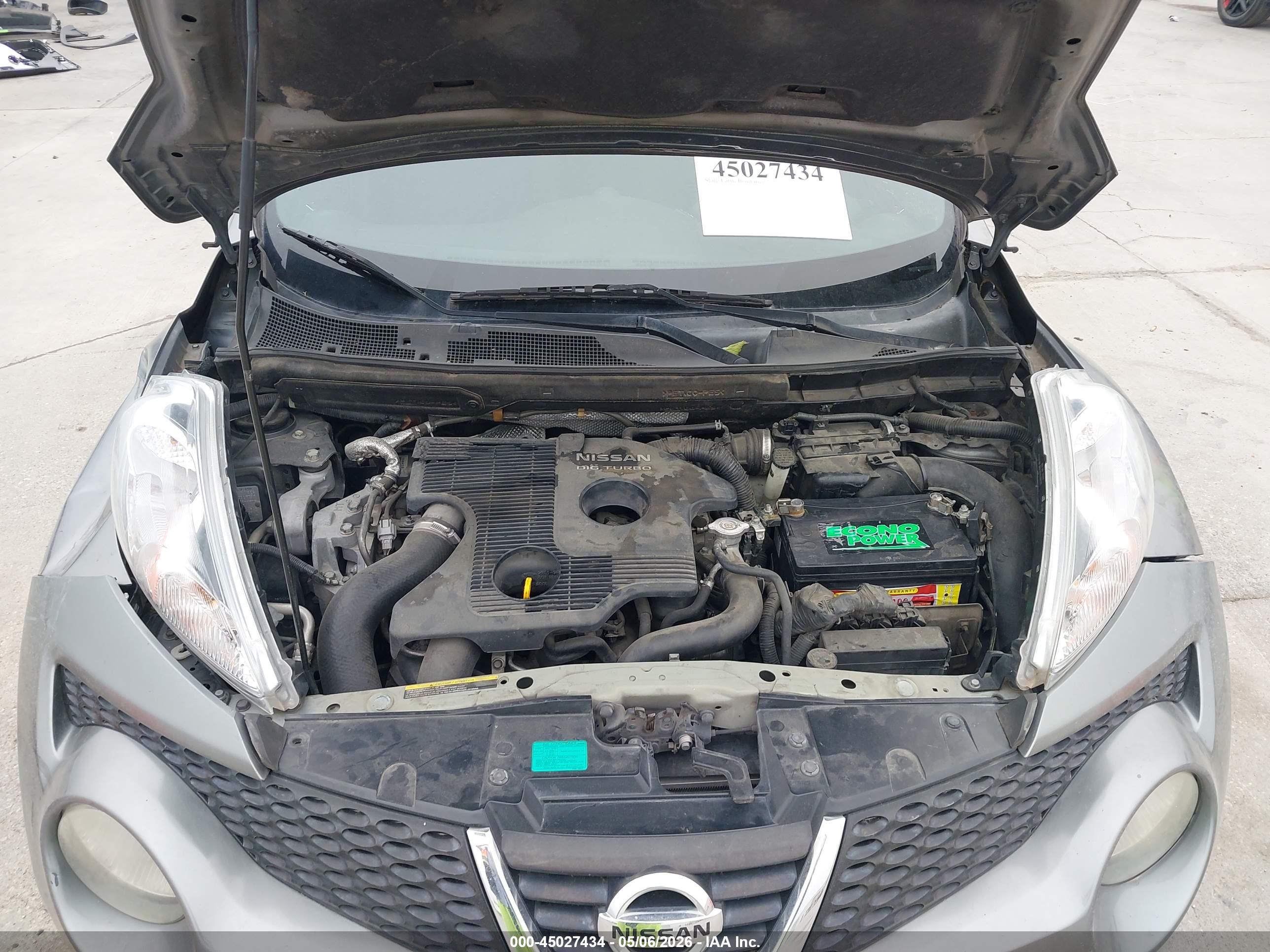 2012 Nissan Juke Sv Green vin: JN8AF5MR1CT117750