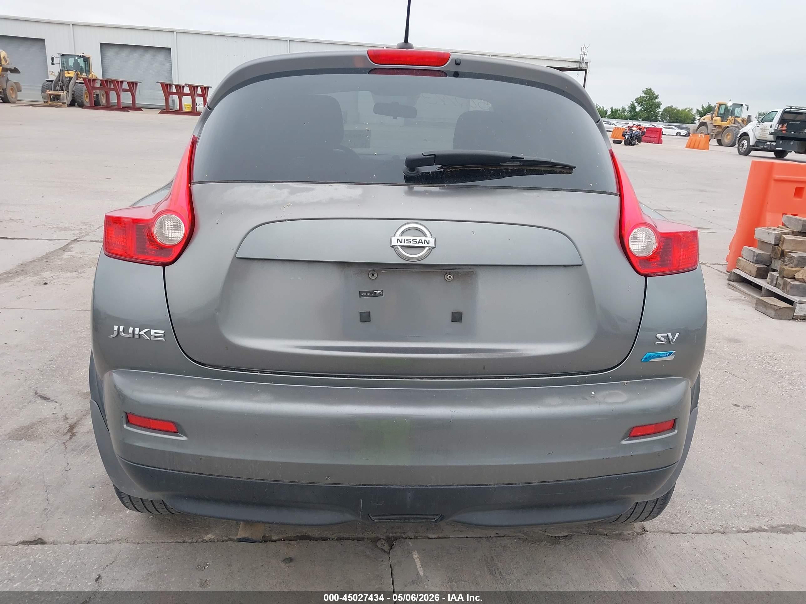 2012 Nissan Juke Sv Green vin: JN8AF5MR1CT117750