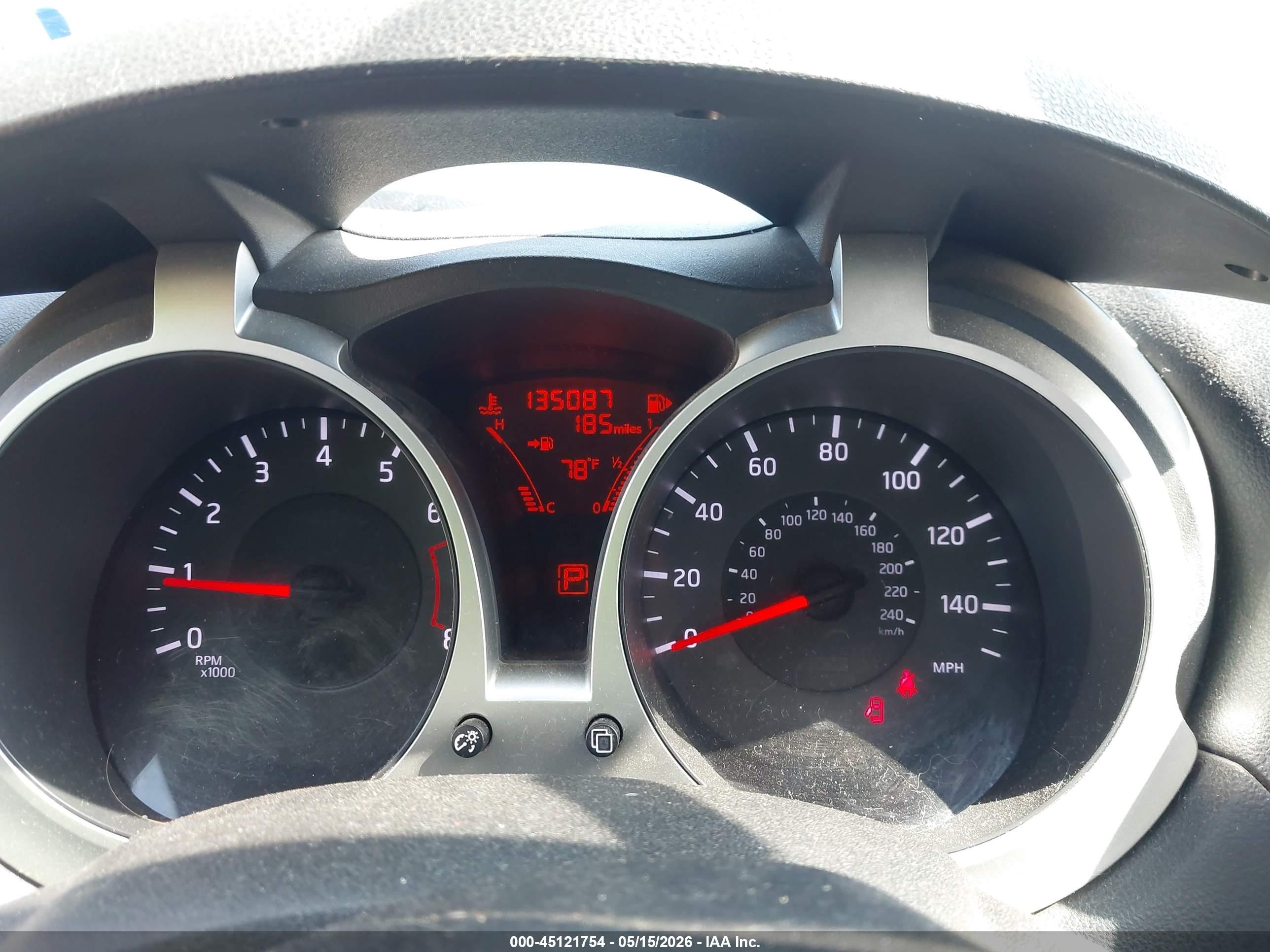 2012 Nissan Juke Sv Red vin: JN8AF5MR1CT118476
