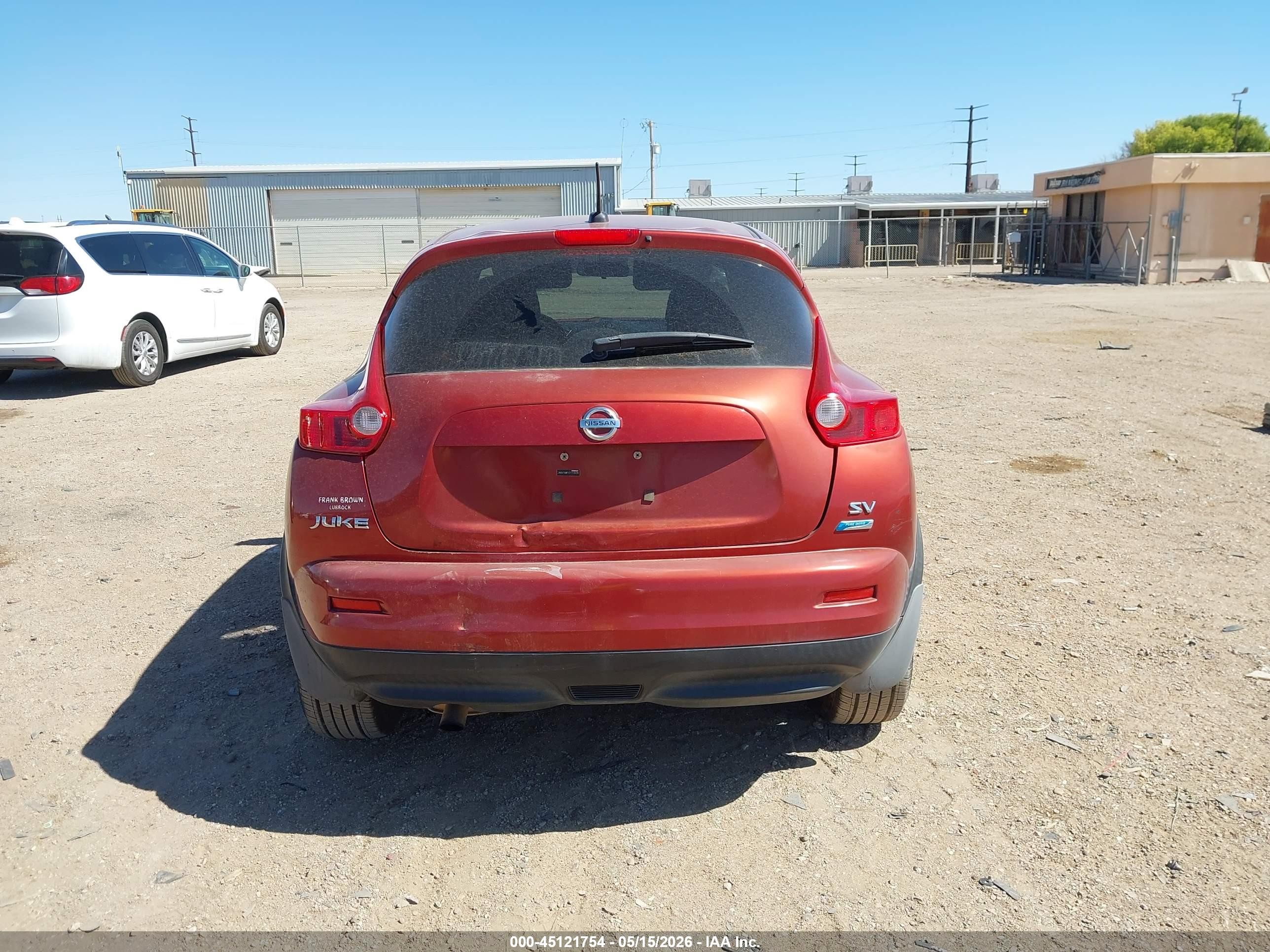 2012 Nissan Juke Sv Red vin: JN8AF5MR1CT118476
