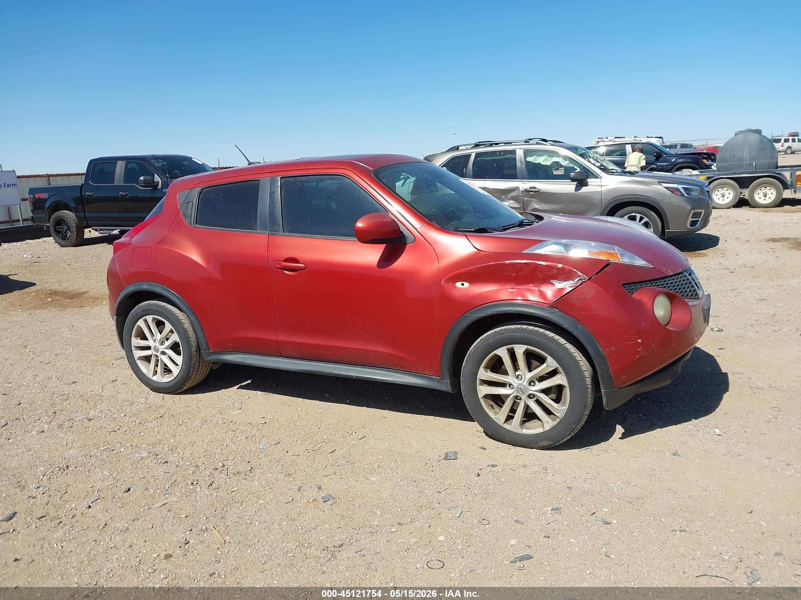 2012 Nissan Juke Sv Red vin: JN8AF5MR1CT118476