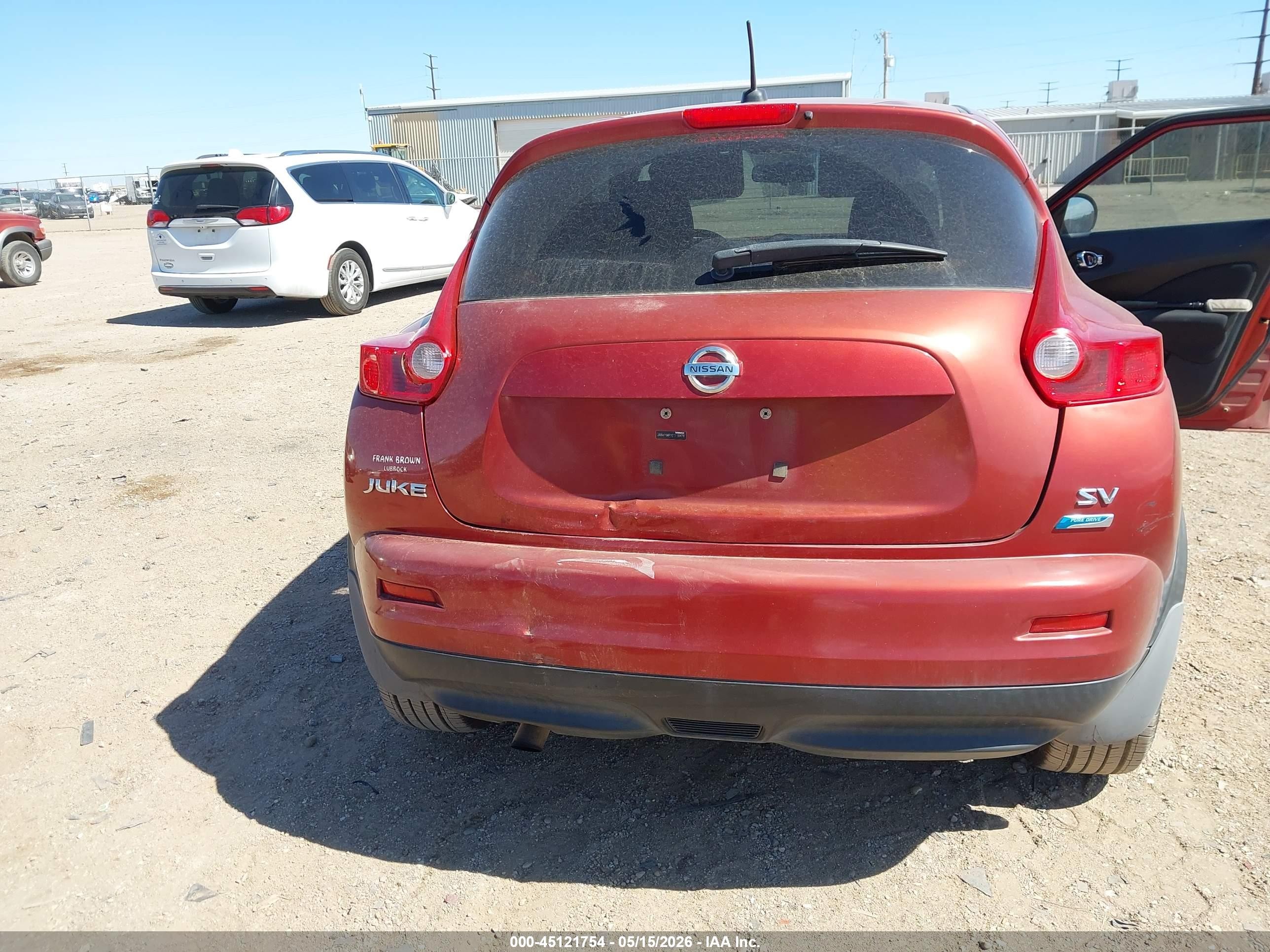 2012 Nissan Juke Sv Red vin: JN8AF5MR1CT118476