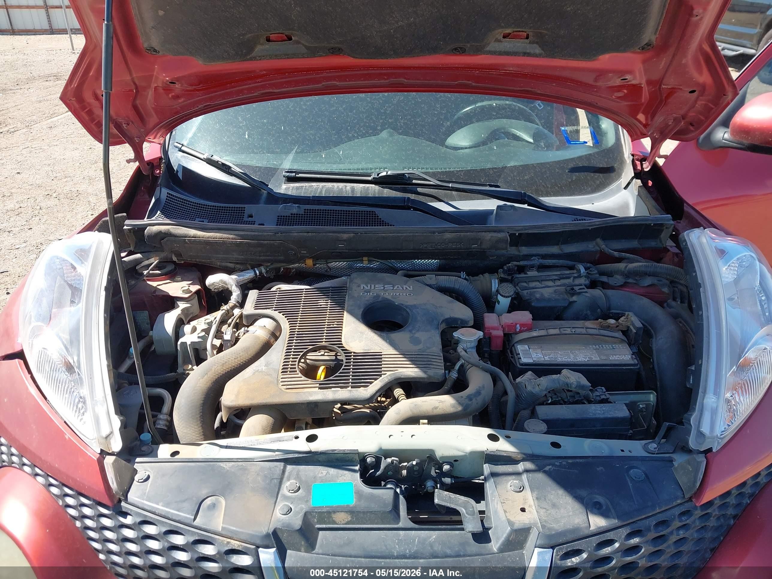 2012 Nissan Juke Sv Red vin: JN8AF5MR1CT118476