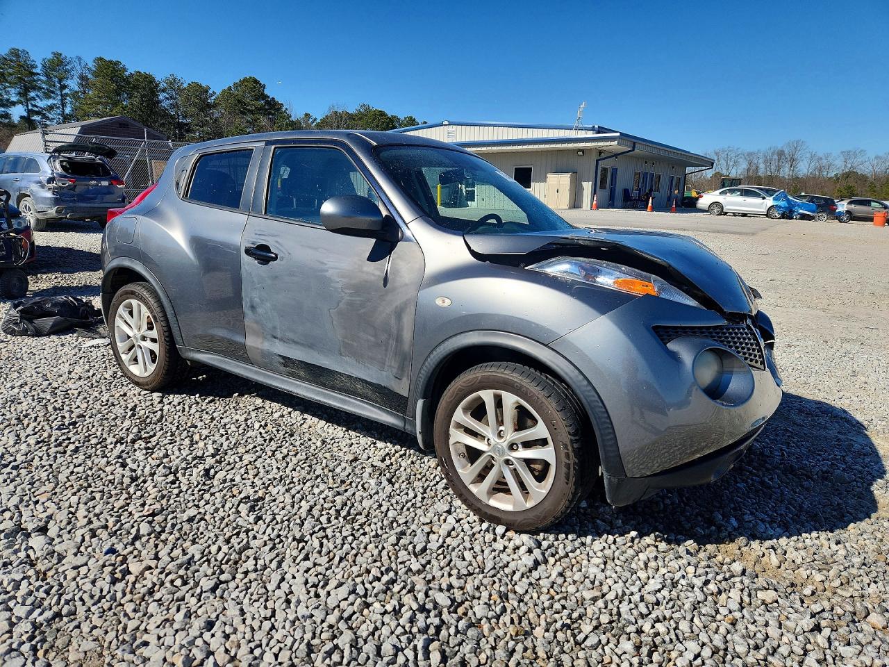 2013 Nissan Juke S Gray vin: JN8AF5MR1DT200290