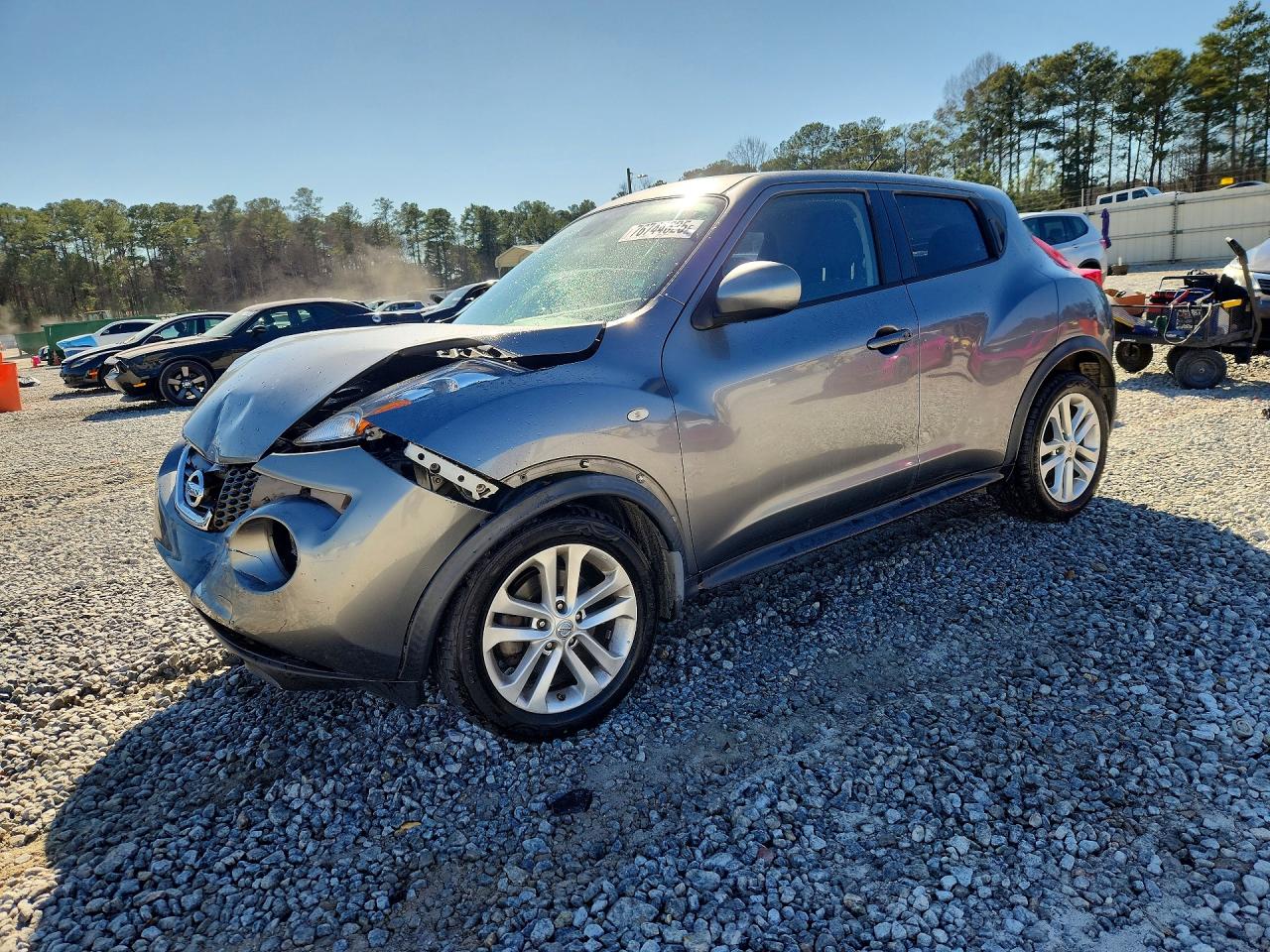 2013 Nissan Juke S Gray vin: JN8AF5MR1DT200290