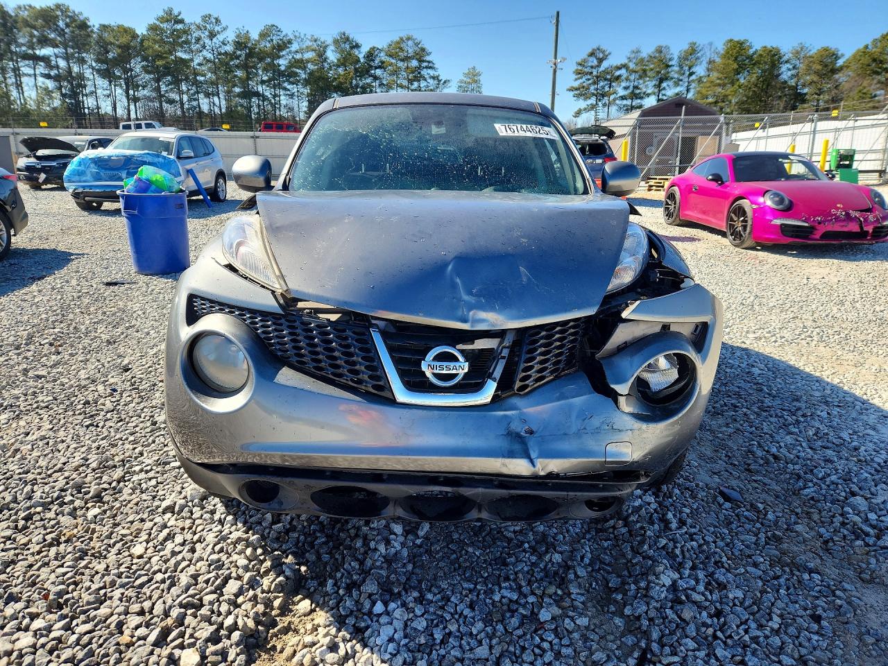 2013 Nissan Juke S Gray vin: JN8AF5MR1DT200290