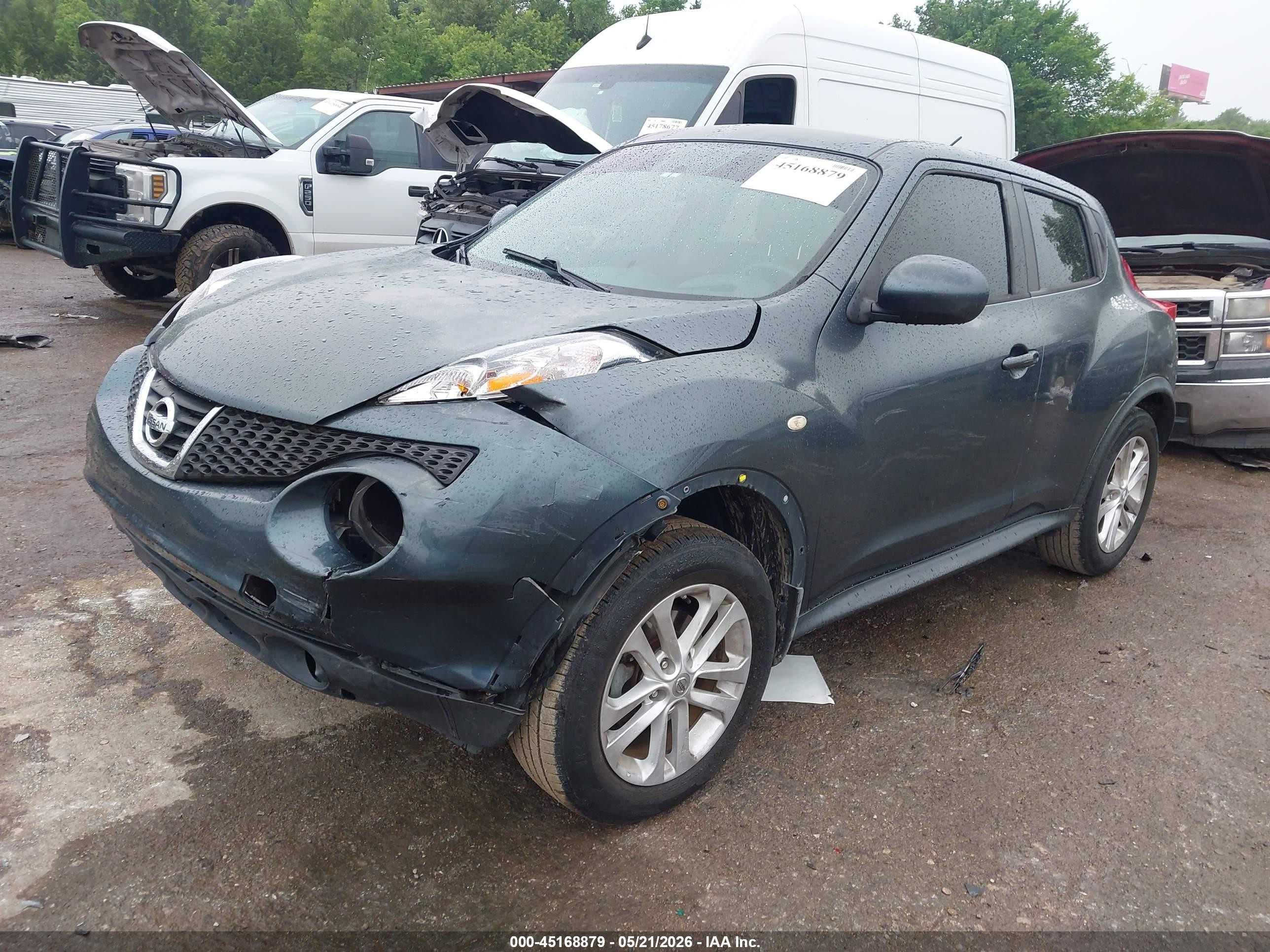 2013 Nissan Juke S Blue vin: JN8AF5MR1DT202797
