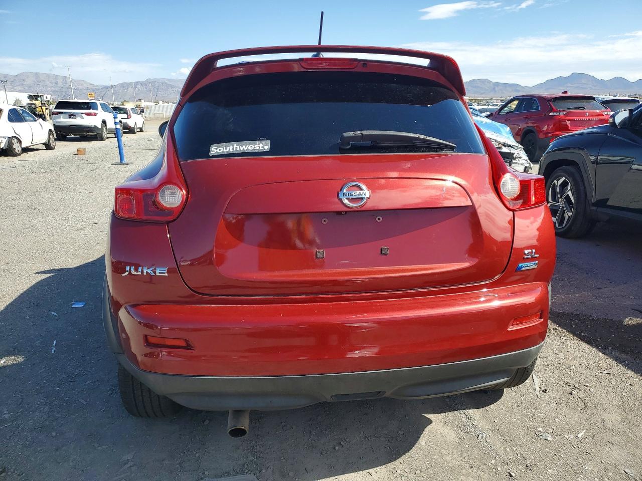 2013 Nissan Juke S Burgundy vin: JN8AF5MR1DT202962