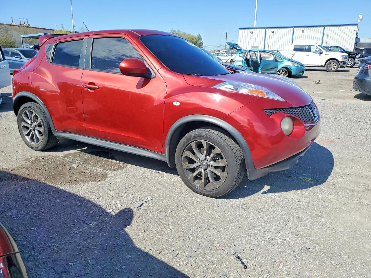 2013 Nissan Juke S Burgundy vin: JN8AF5MR1DT202962