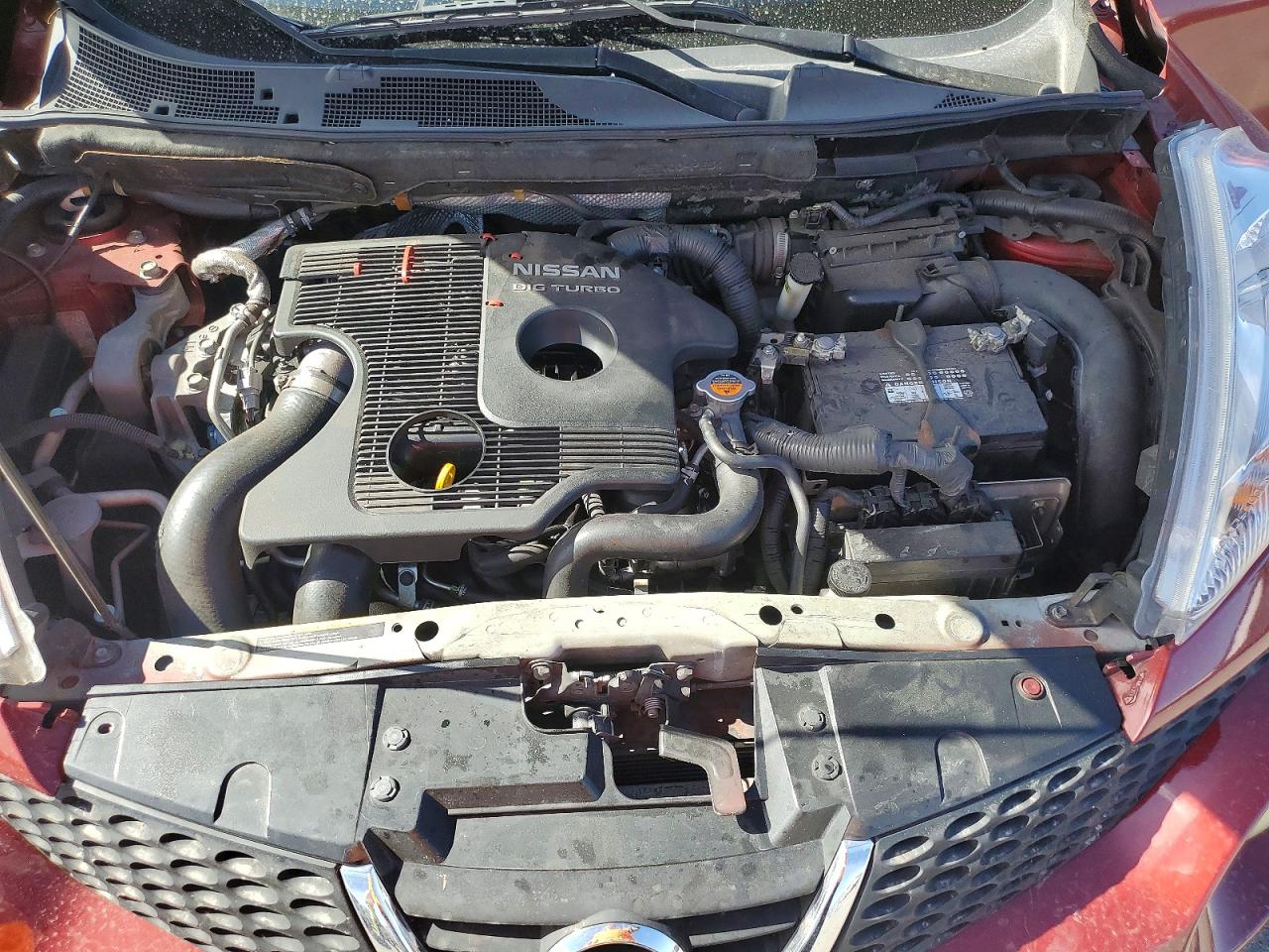 2013 Nissan Juke S Burgundy vin: JN8AF5MR1DT202962