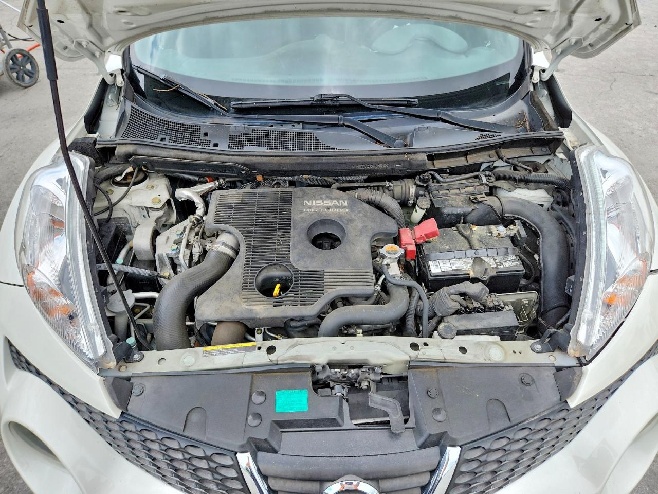 2013 Nissan Juke S Белый vin: JN8AF5MR1DT208373