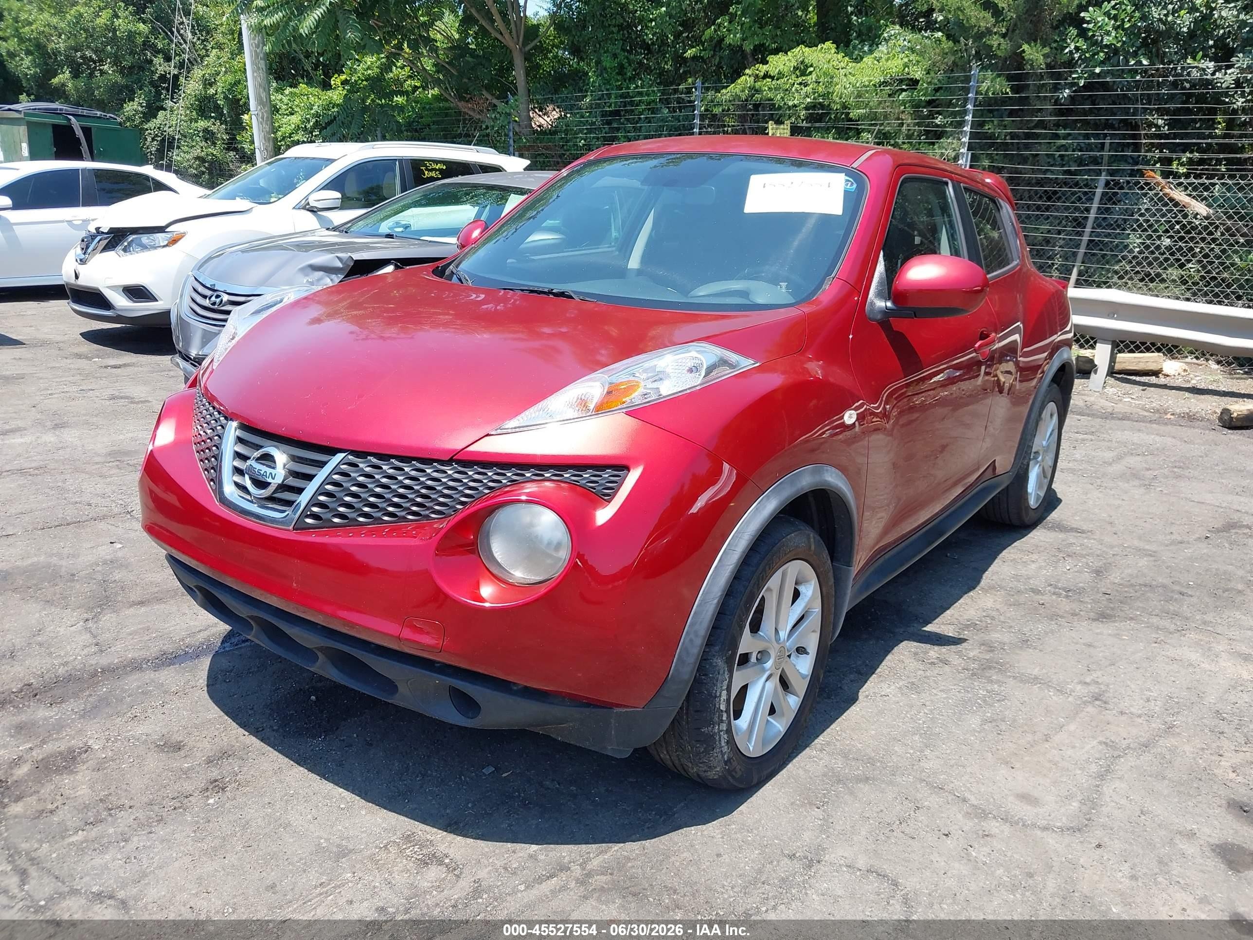 2013 Nissan Juke Sv Red vin: JN8AF5MR1DT208955