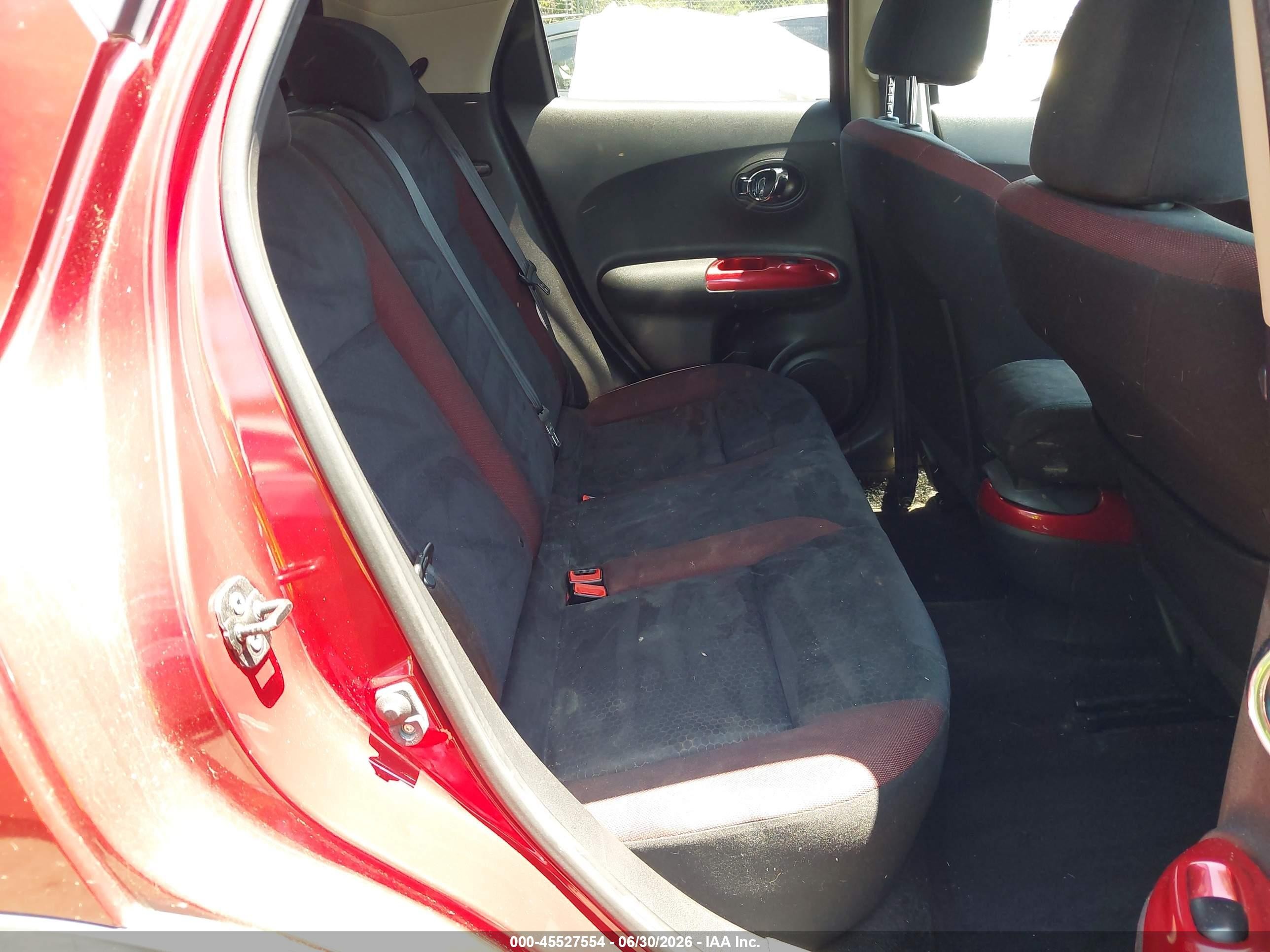 2013 Nissan Juke Sv Red vin: JN8AF5MR1DT208955