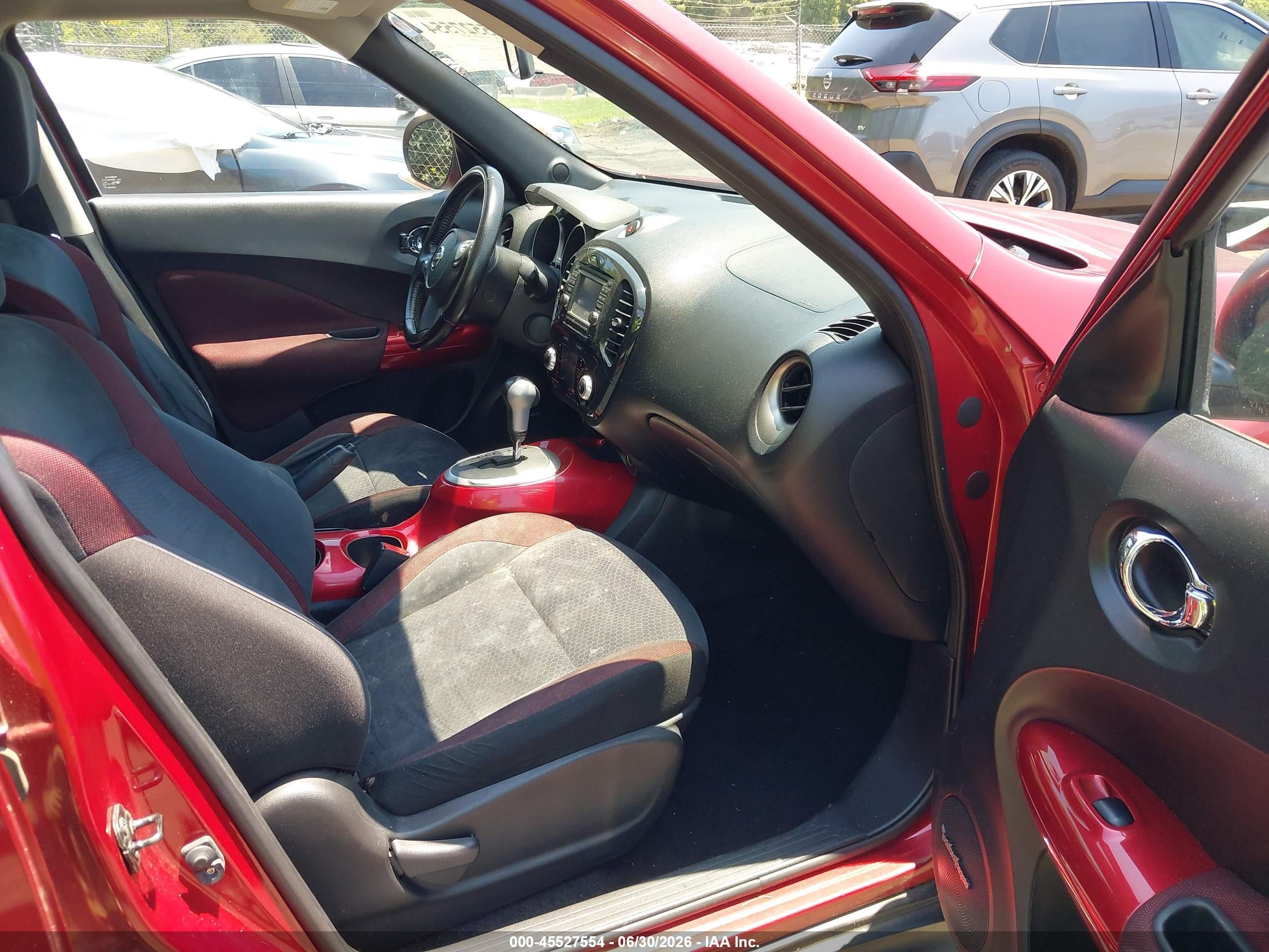 2013 Nissan Juke Sv Red vin: JN8AF5MR1DT208955