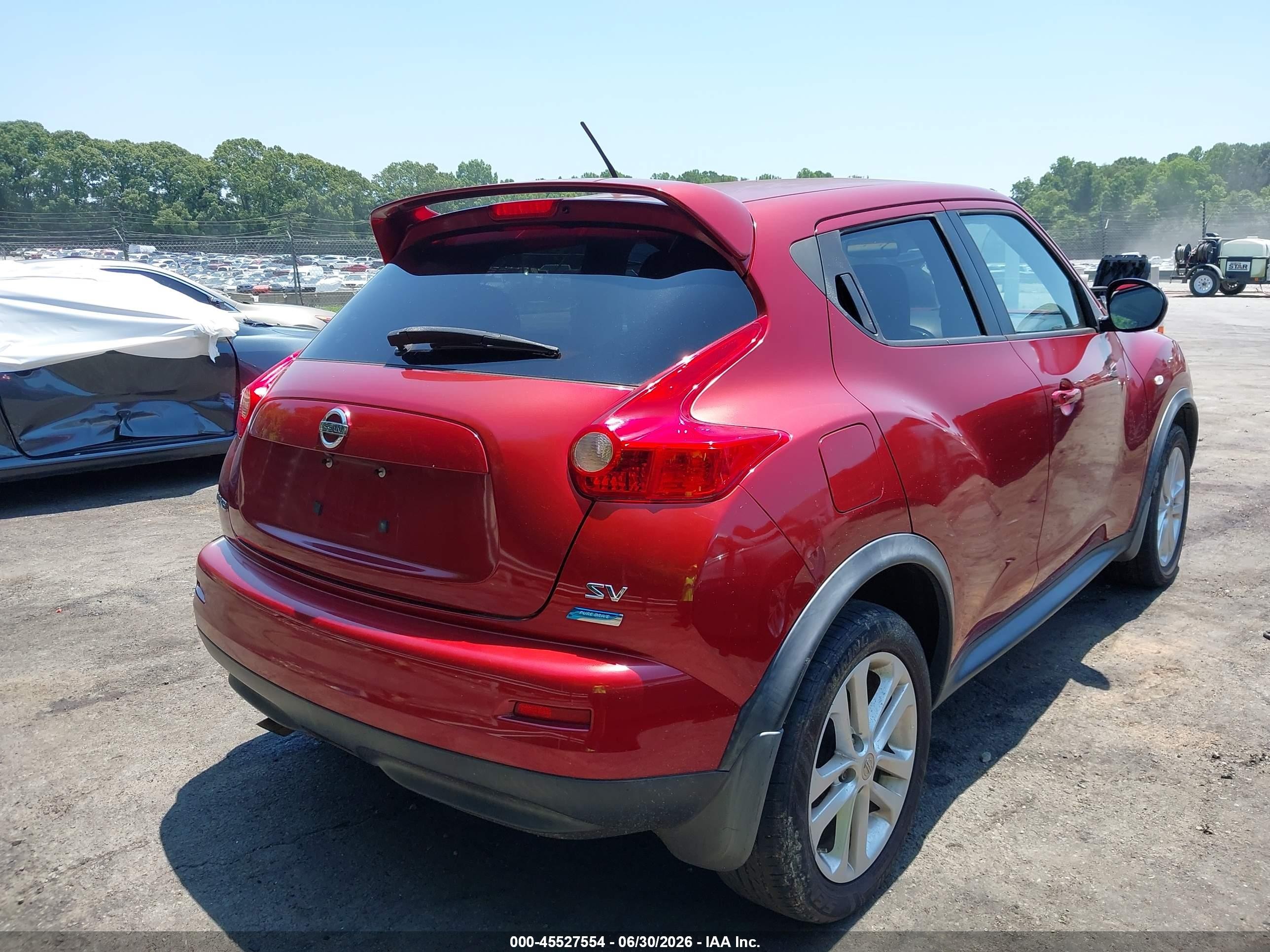 2013 Nissan Juke Sv Red vin: JN8AF5MR1DT208955