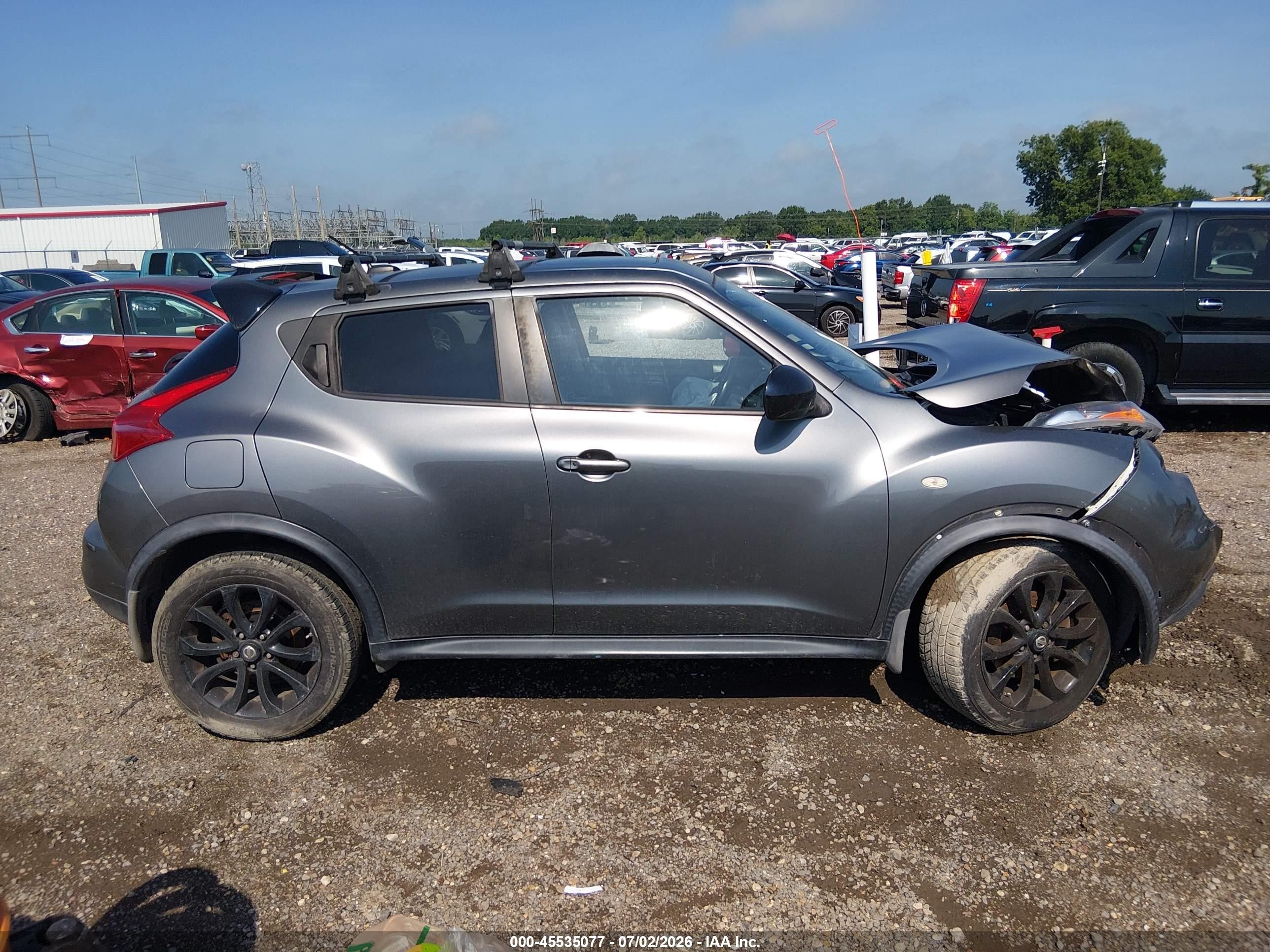 2013 Nissan Juke Sl Серый vin: JN8AF5MR1DT209104