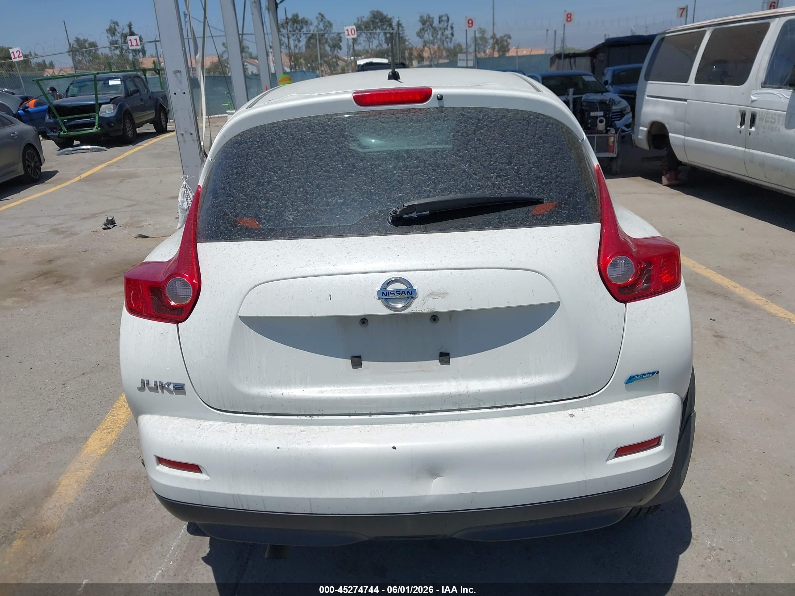 2013 Nissan Juke S Белый vin: JN8AF5MR1DT213153